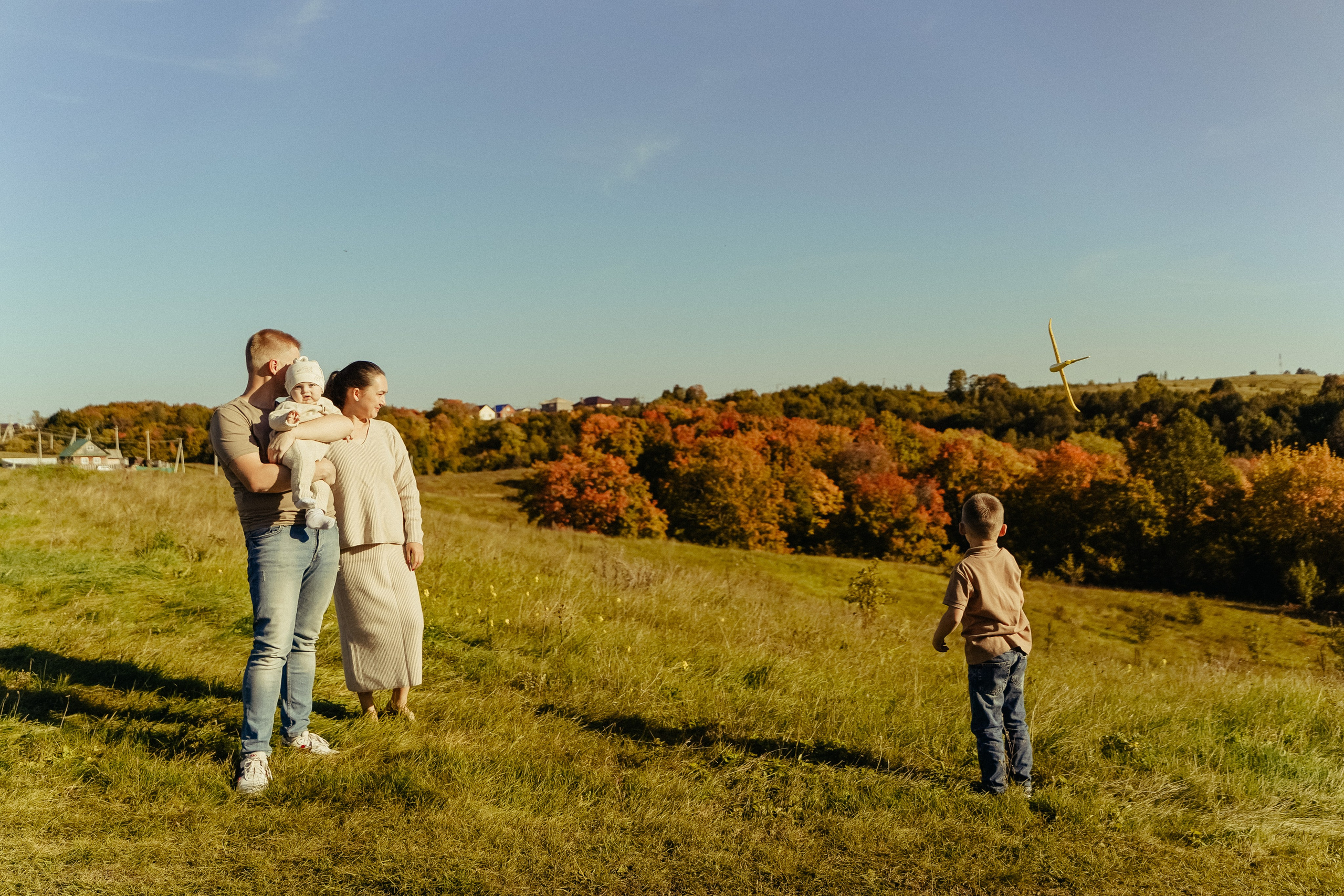 Семейная съемка осенью