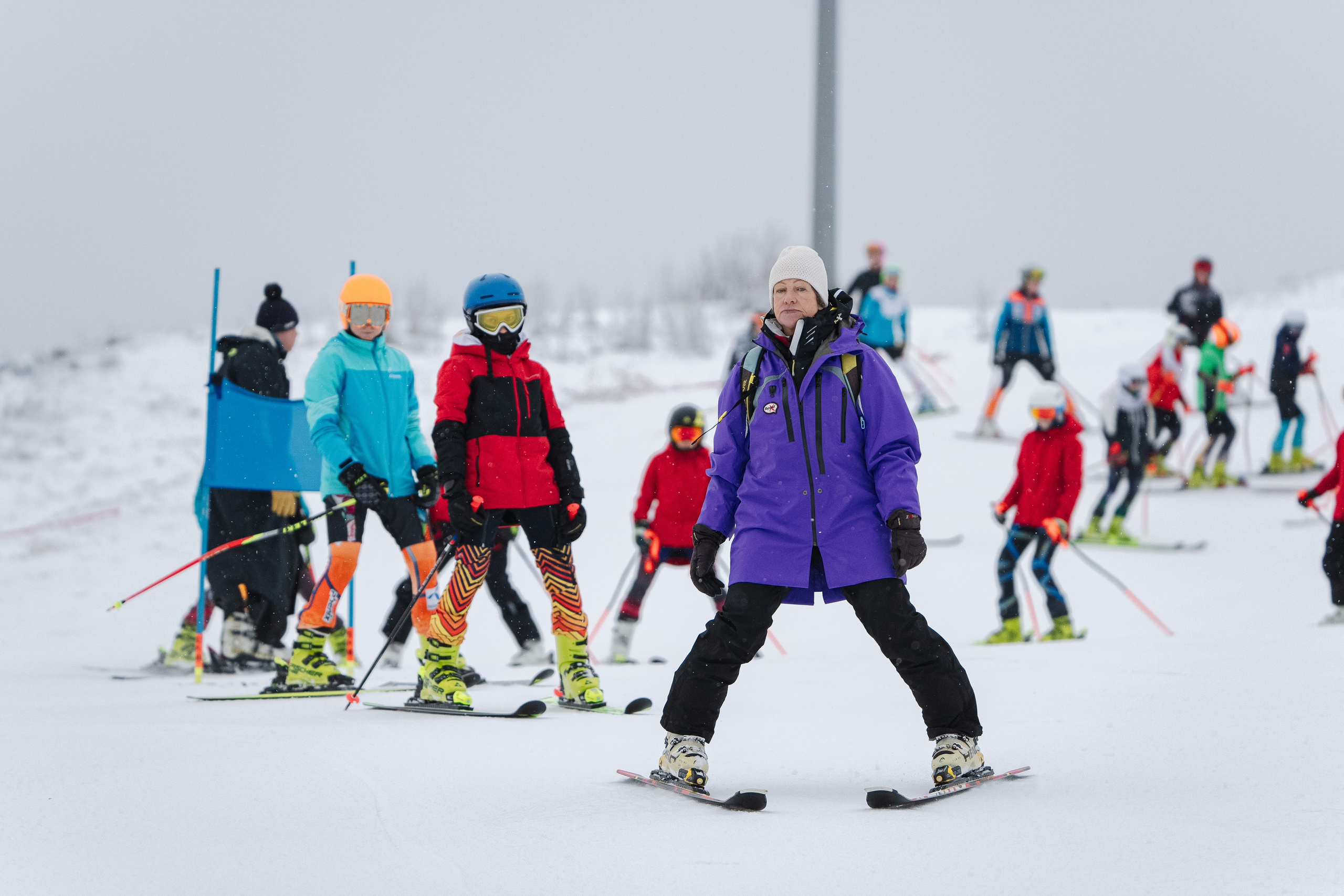Горные лыжи. Первенство Центрального Федерального Округа. GS U14 Шуколово. Фотограф Студитский Евгений