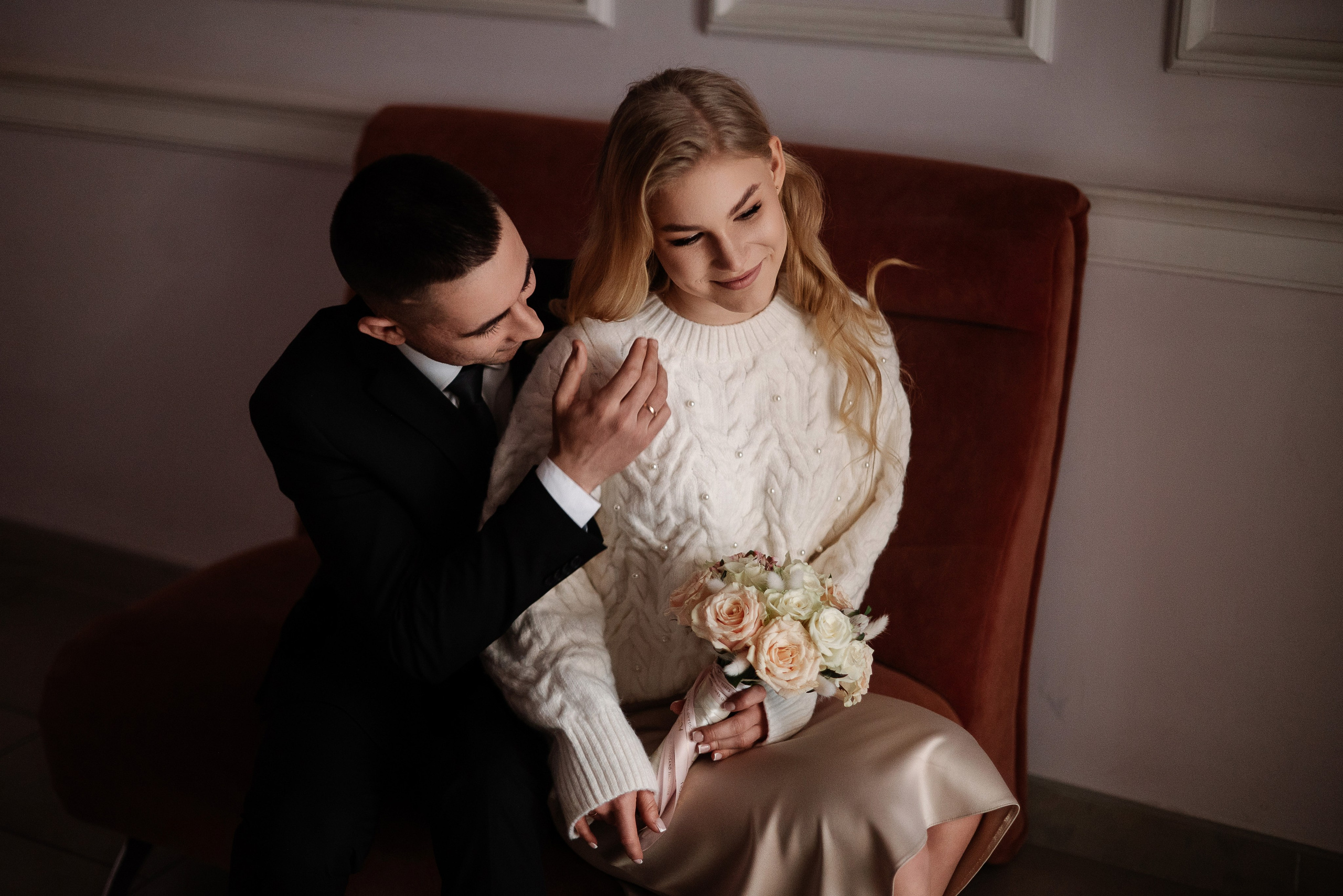 Александра и Алексей, роспись и прогулка зимой. Свадебный и портретный фотограф в Липецке Юлия Свит