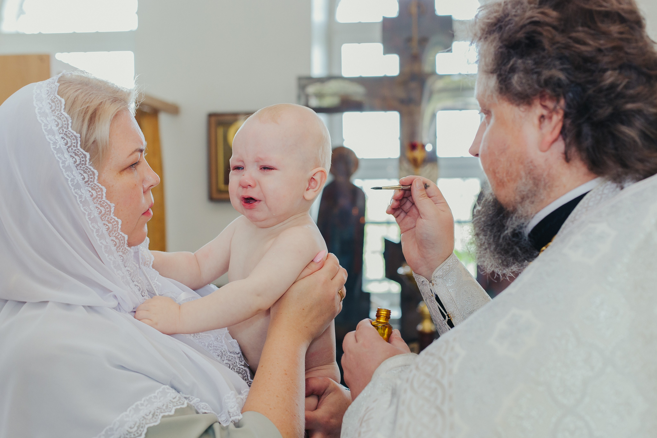 Фотосъемка Крещения в Сергиевом Посаде. Фотограф новорожденных и детский в Сергиевом Посаде Кругликова Юлия