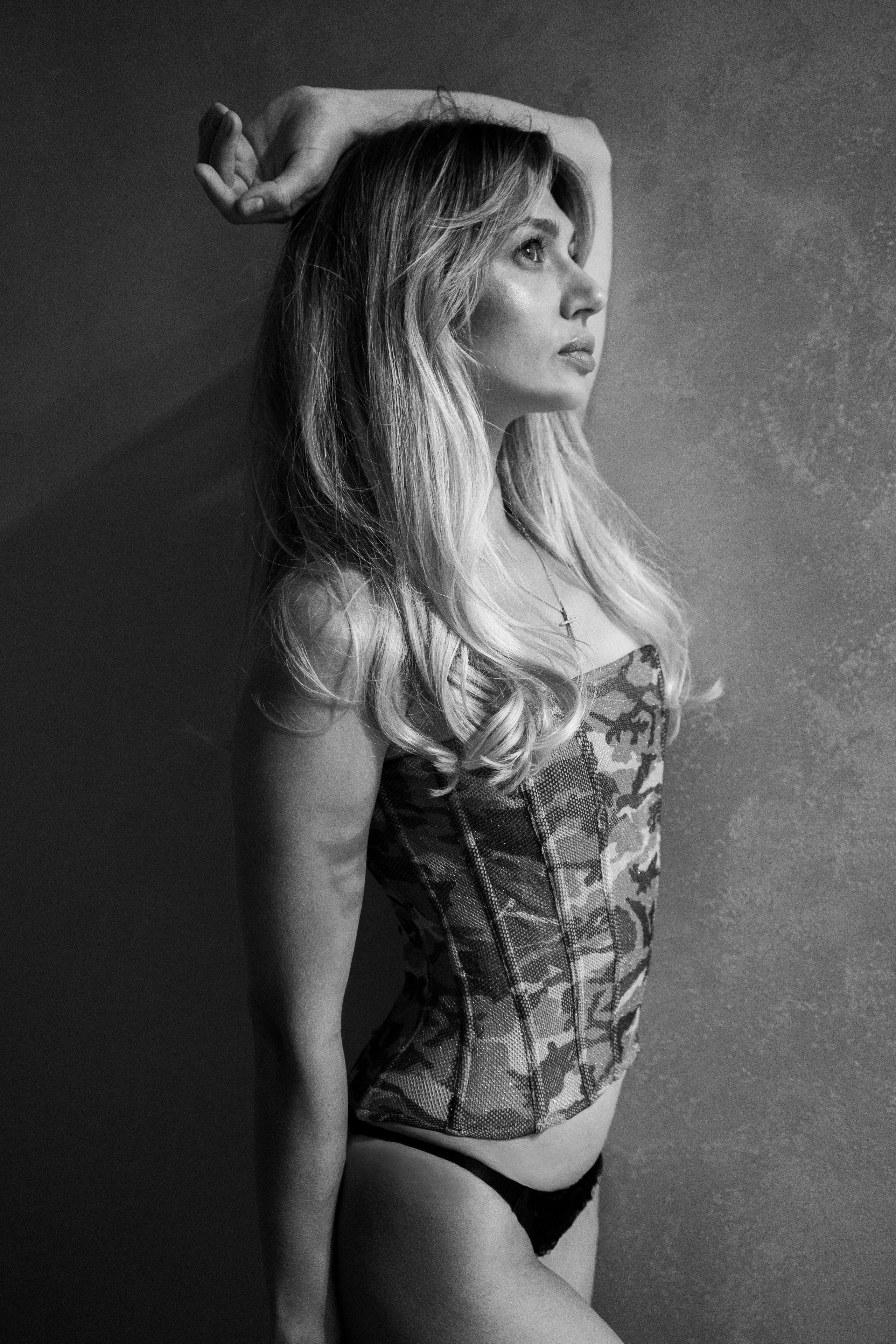 Черно-белое фото. Портретный фотограф, ретушер в Ростове-на-Дону Элларян Анастасия