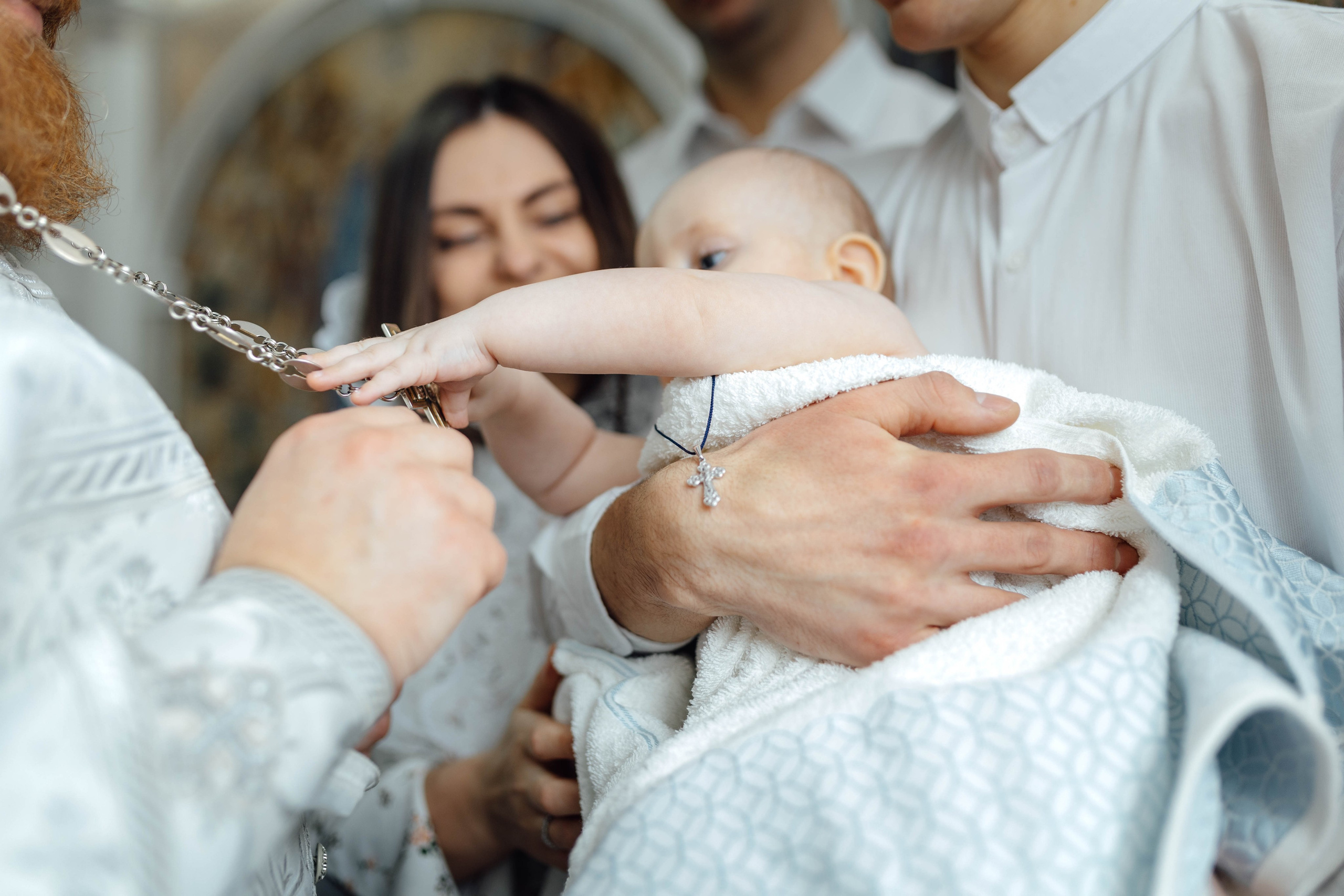 Крещение Матвея, храм Святой Троицы, декабрь 2025