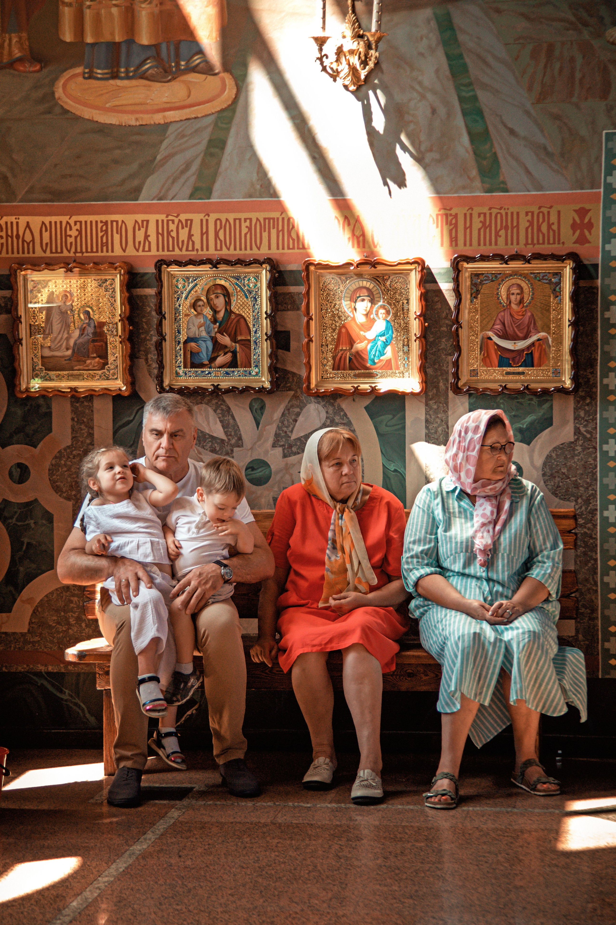 Общее крещение. Семейный и детский фотограф в Москве Ольга Кривенцова