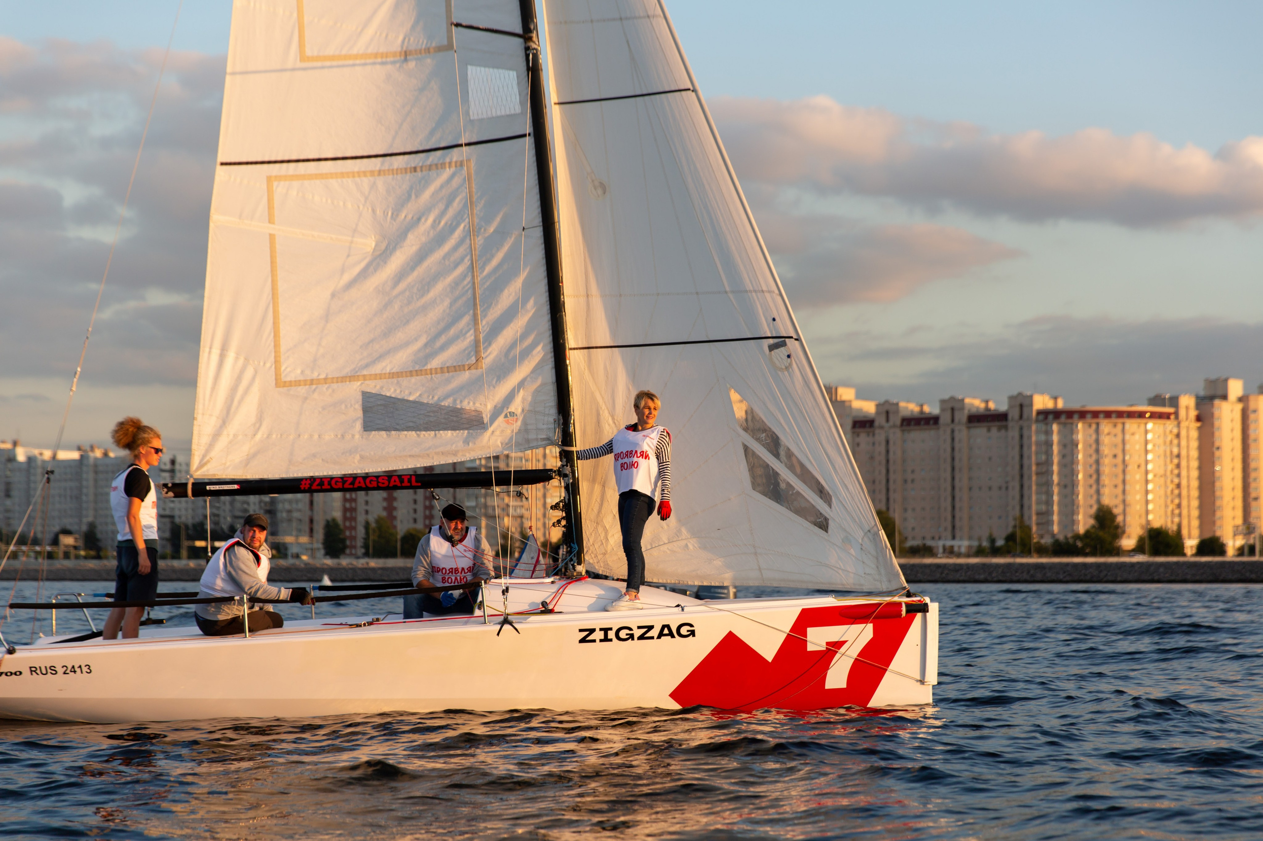 Яхтинг для «Петровича». Снимаю съемки