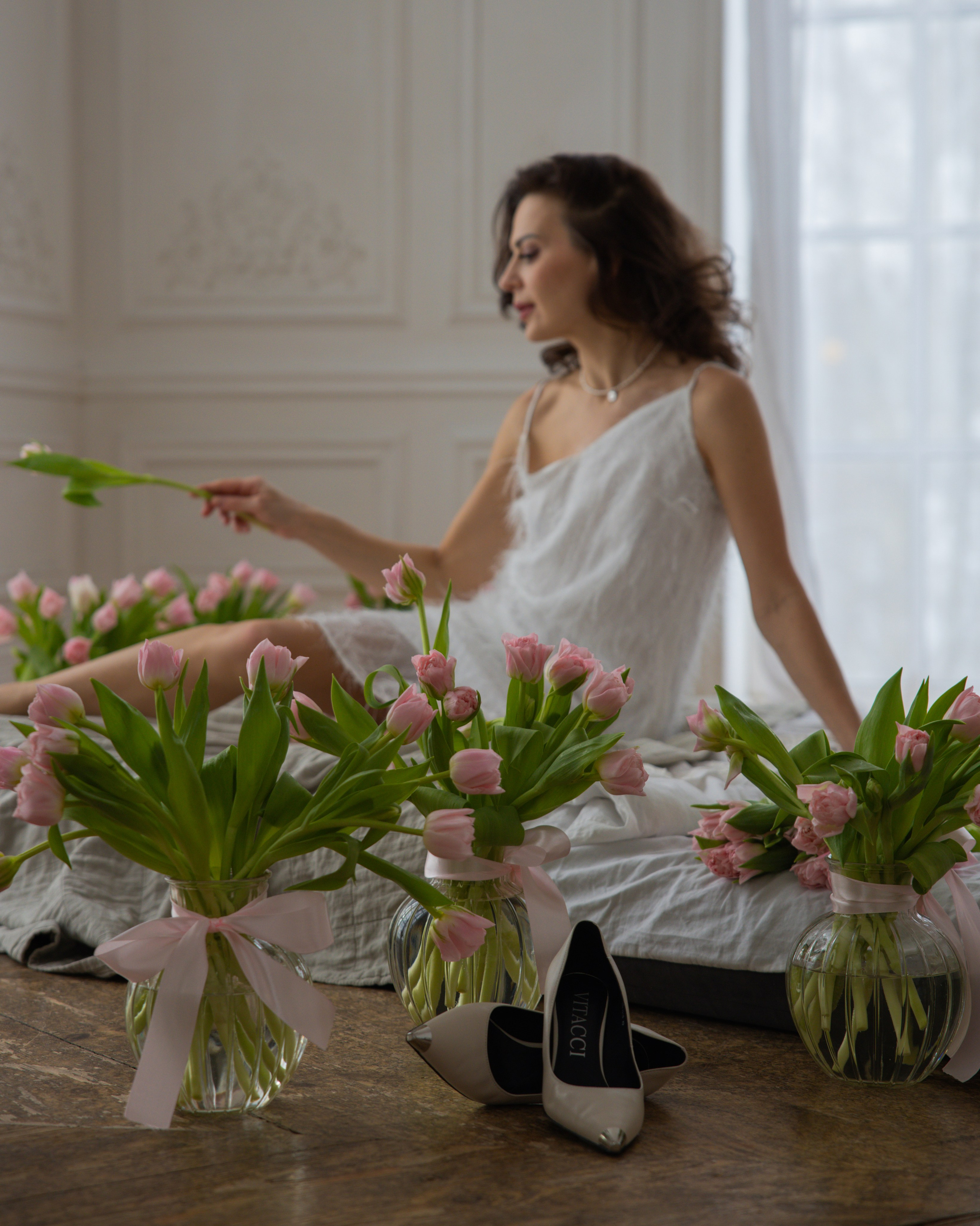 Весенняя съемка с тюльпанами. Фотограф в Санкт-Петербурге Вагнер Юлия