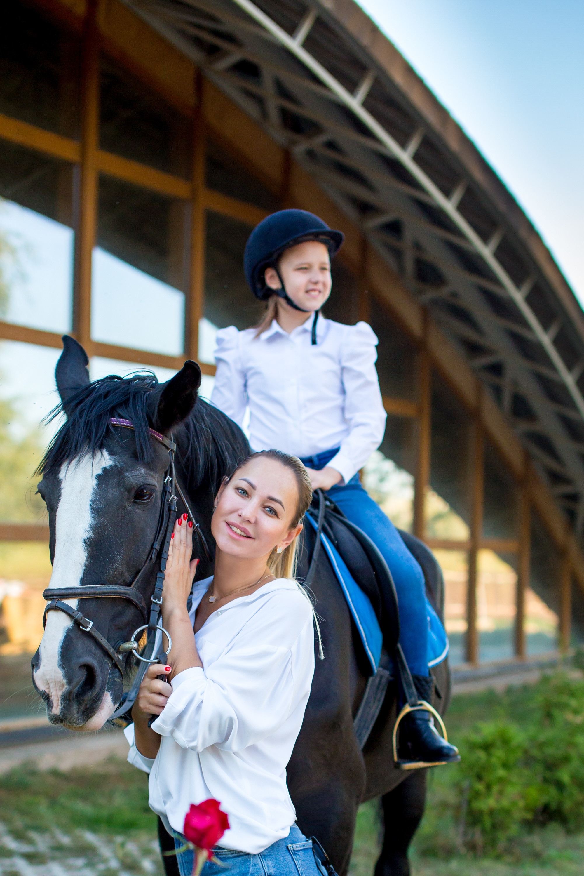 Фотосессия в конном клубе. Фотограф в Оренбурге. Профессиональный фотограф