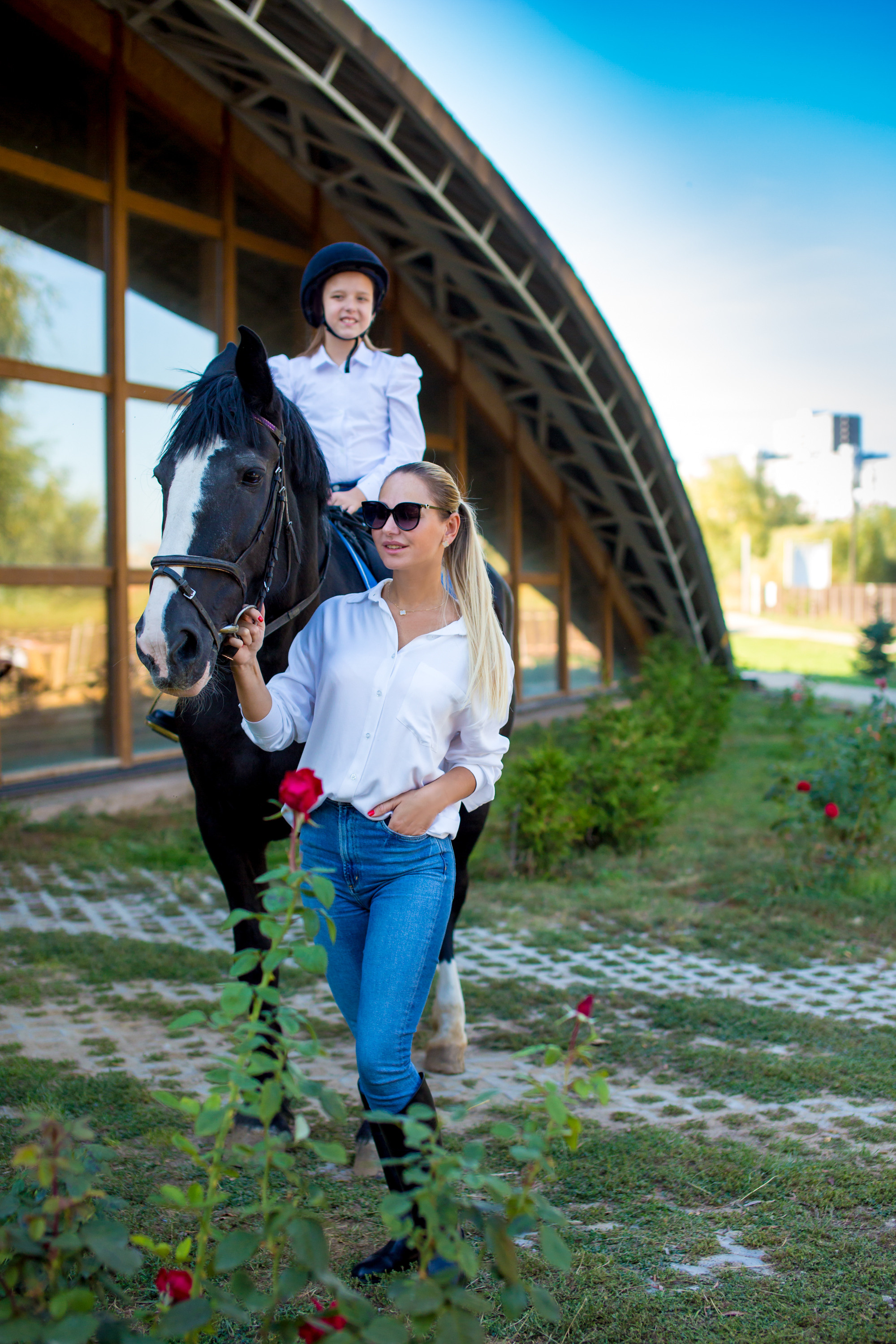Фотосессия в конном клубе. Фотограф в Оренбурге. Профессиональный фотограф