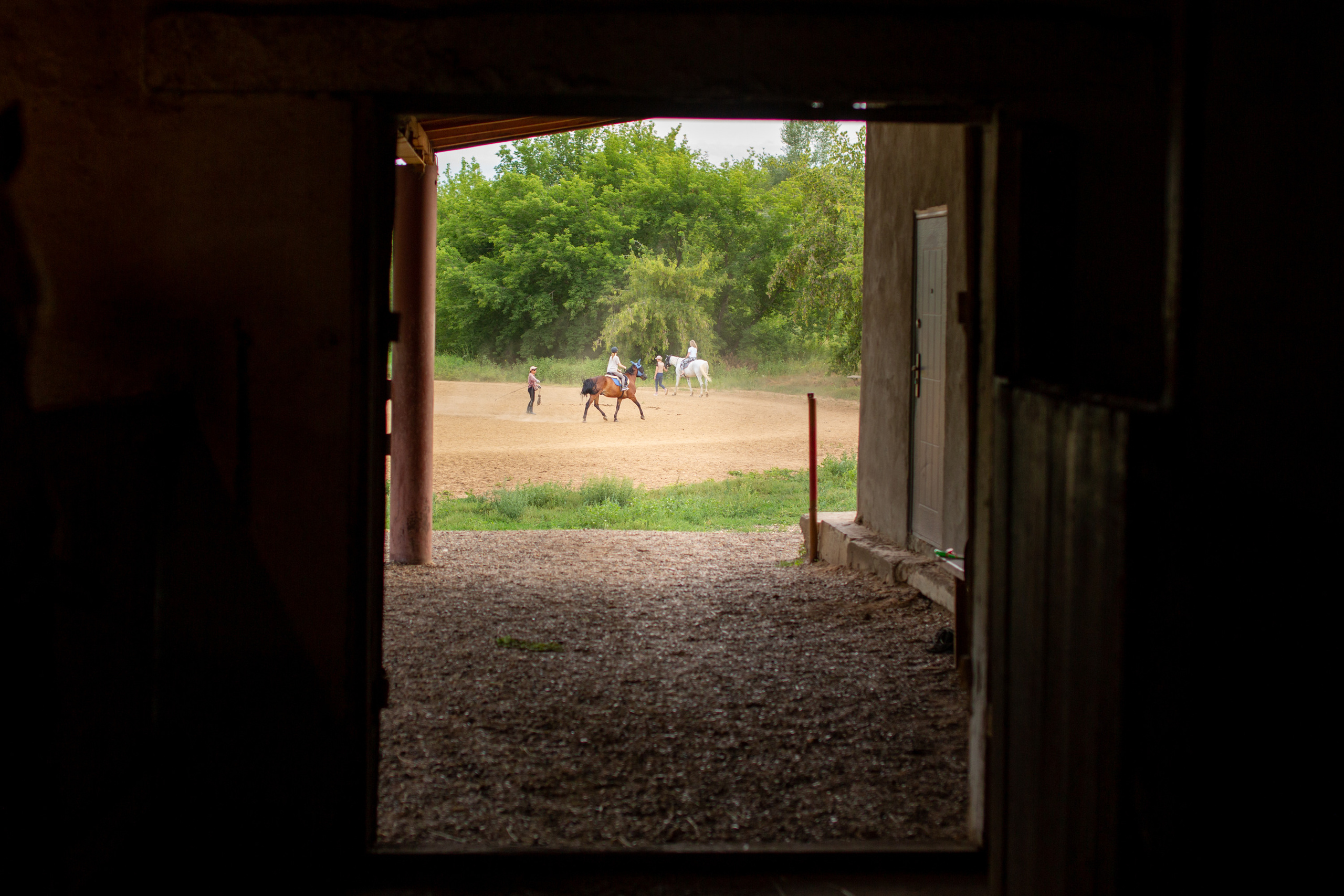 Верочка в конном клубе. Фотограф в Оренбурге. Профессиональный фотограф
