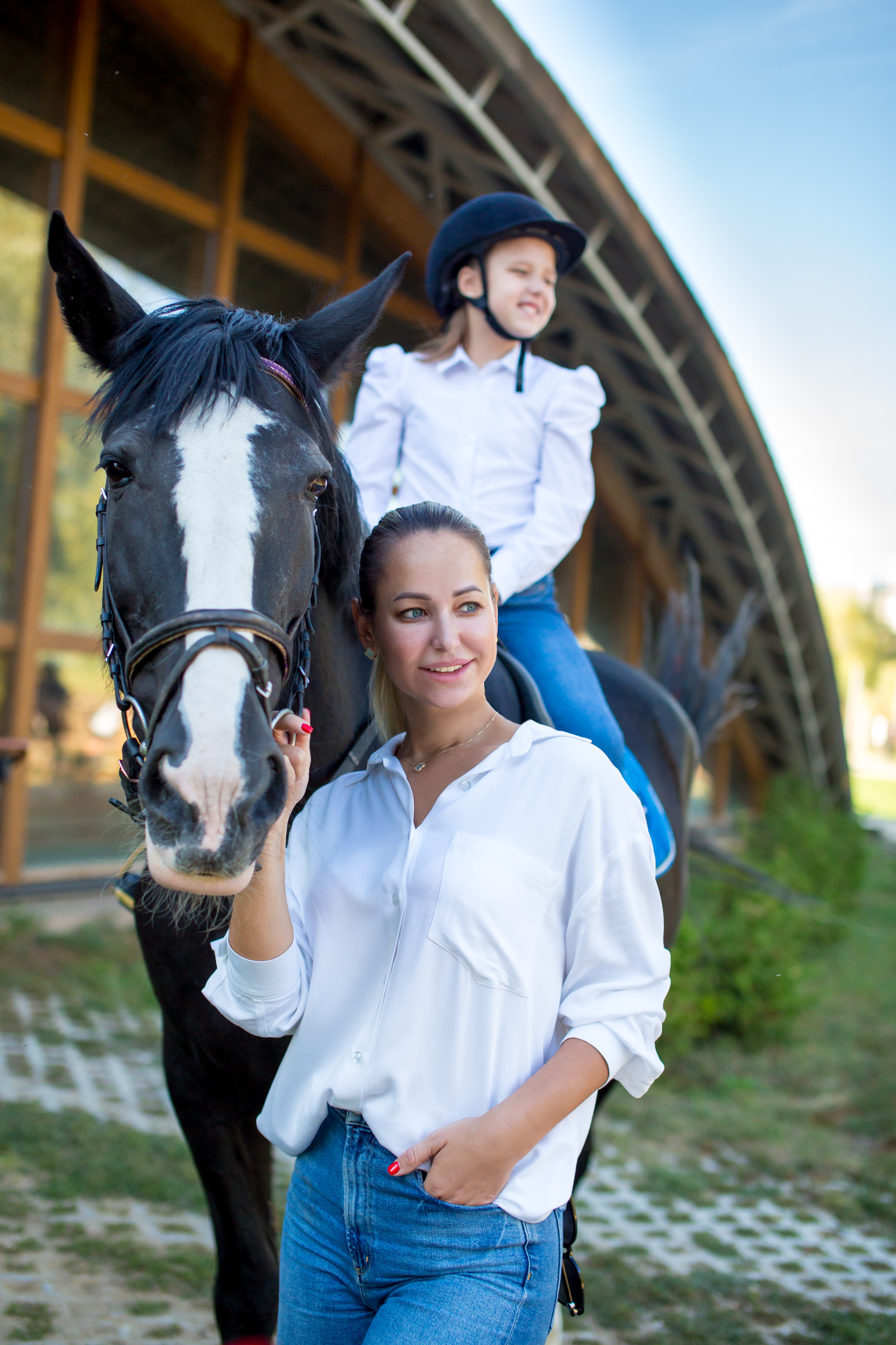 Фотосессия в конном клубе. Фотограф в Оренбурге. Профессиональный фотограф