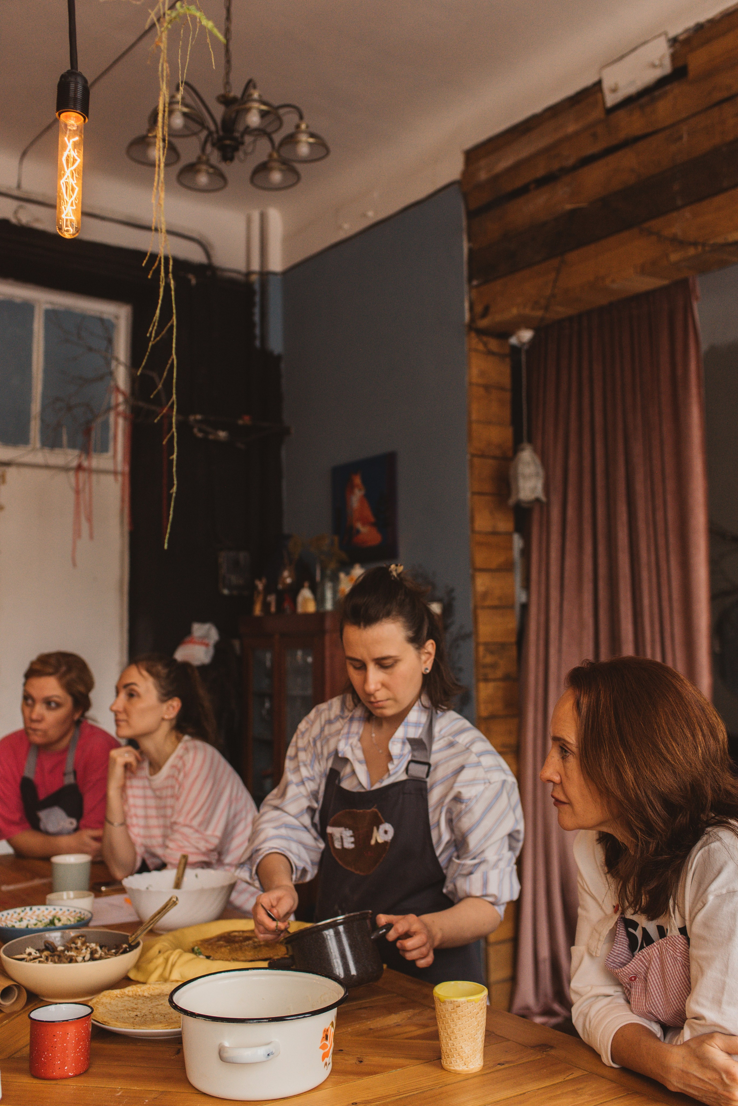 Простраство Тепло. Блинный день. Сайт портфолио