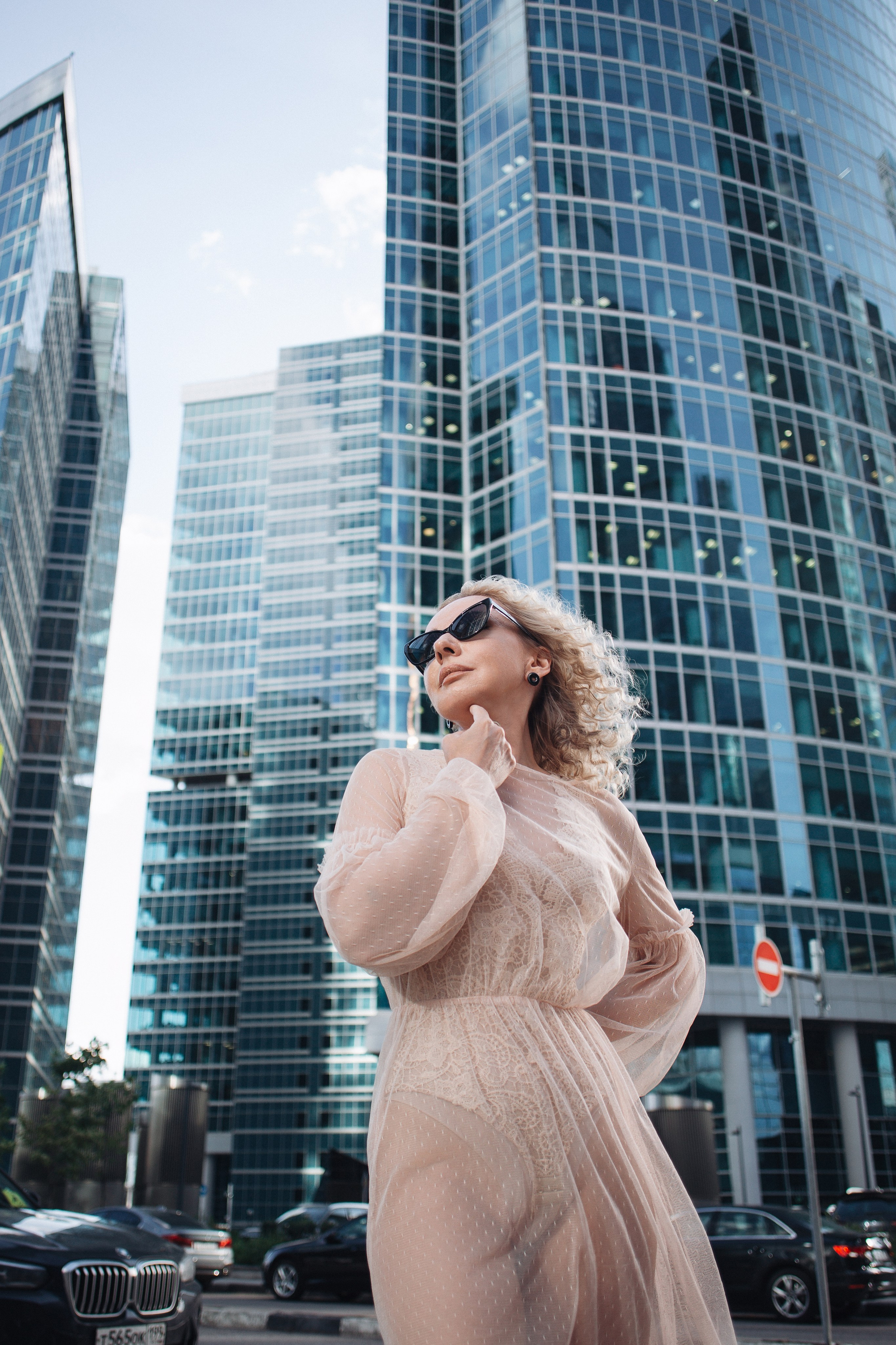 Аня в Moscow City. Семейный фотограф в Москве Марина Петра