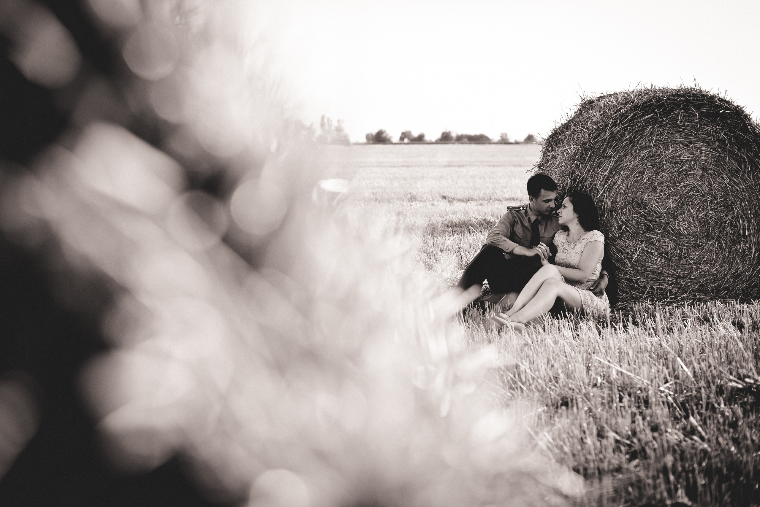 Лав на снопах. Визуальный художник «Границы внутри»