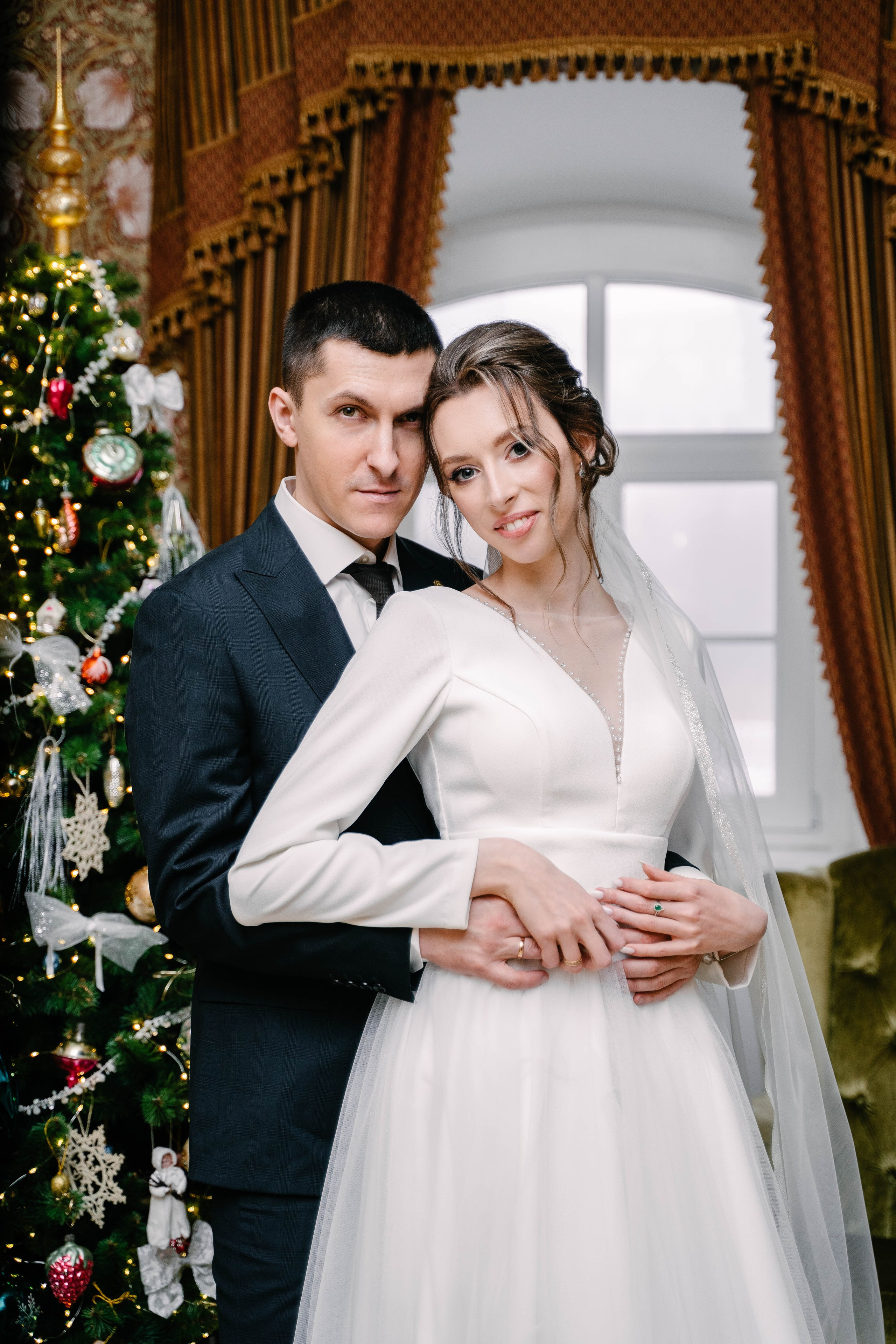 Зимняя свадебная фотосессия молодоженов. Свадебный и семейный фотограф из Воронежа|Москвы Бубнова Екатерина