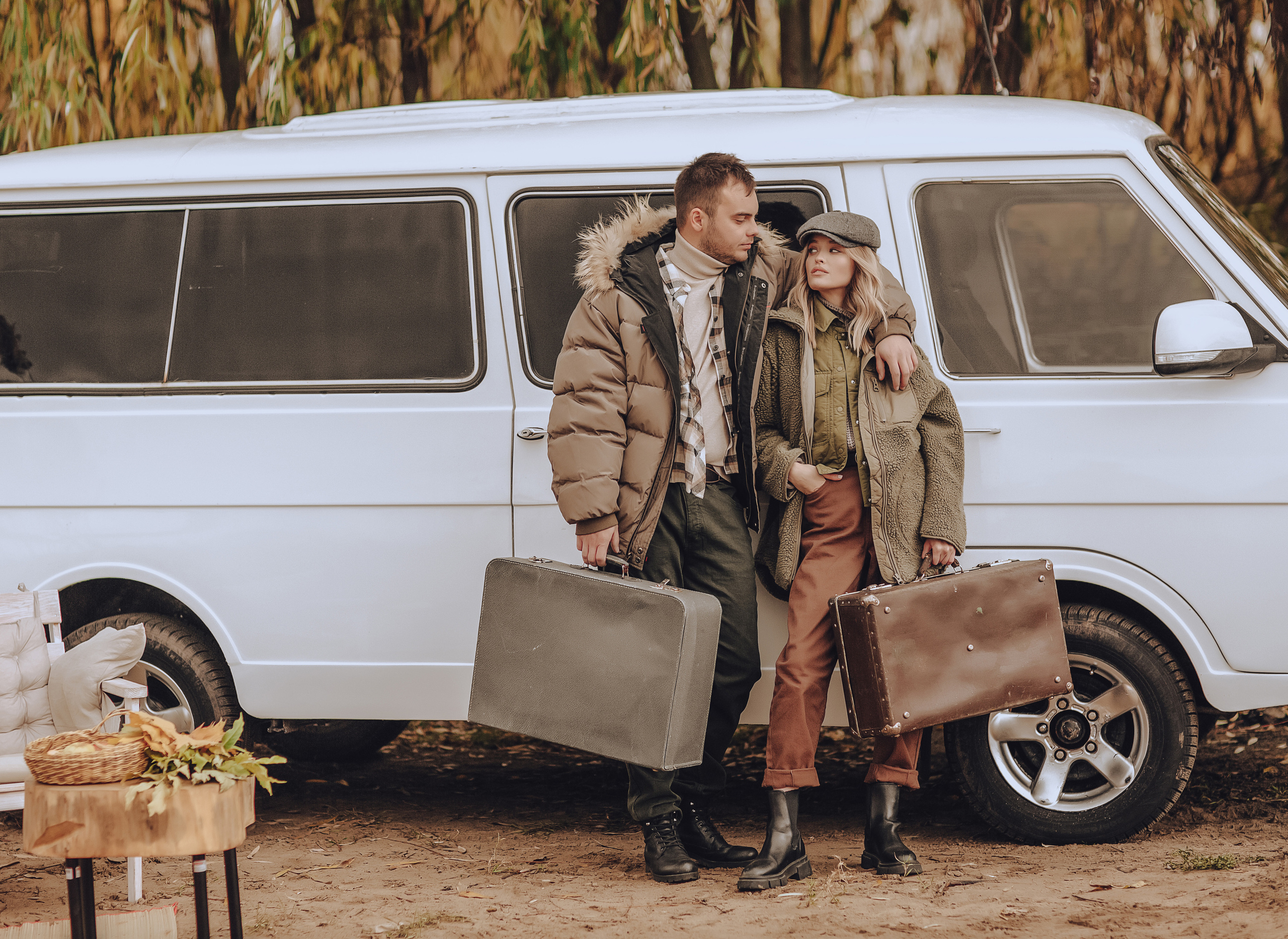 Осенняя лавстори. Идея для осенней фотосессии. Фотограф в Нижнем Новгороде Нестерова Кристина