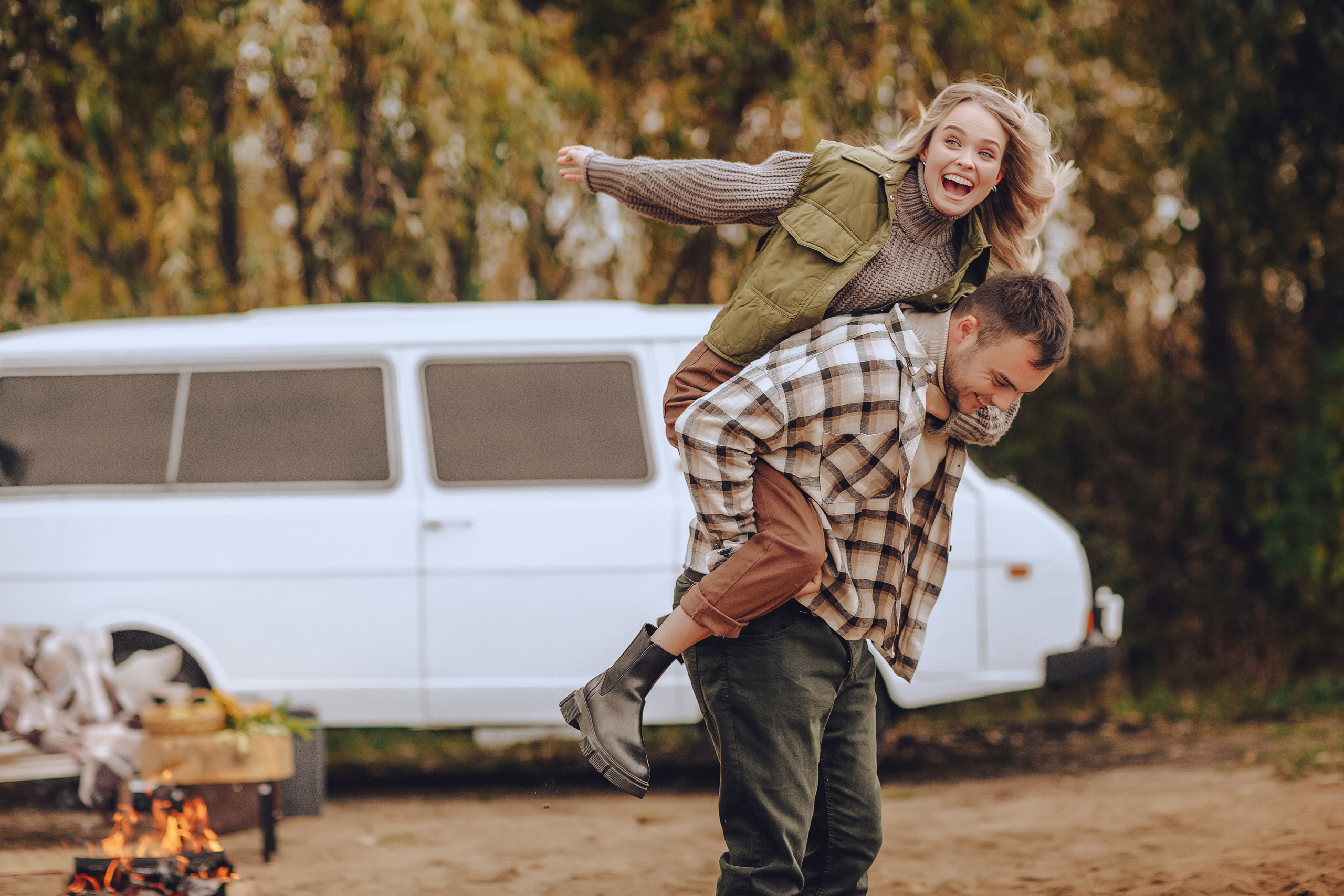 Осенняя лавстори. Идея для осенней фотосессии. Фотограф в Нижнем Новгороде Нестерова Кристина
