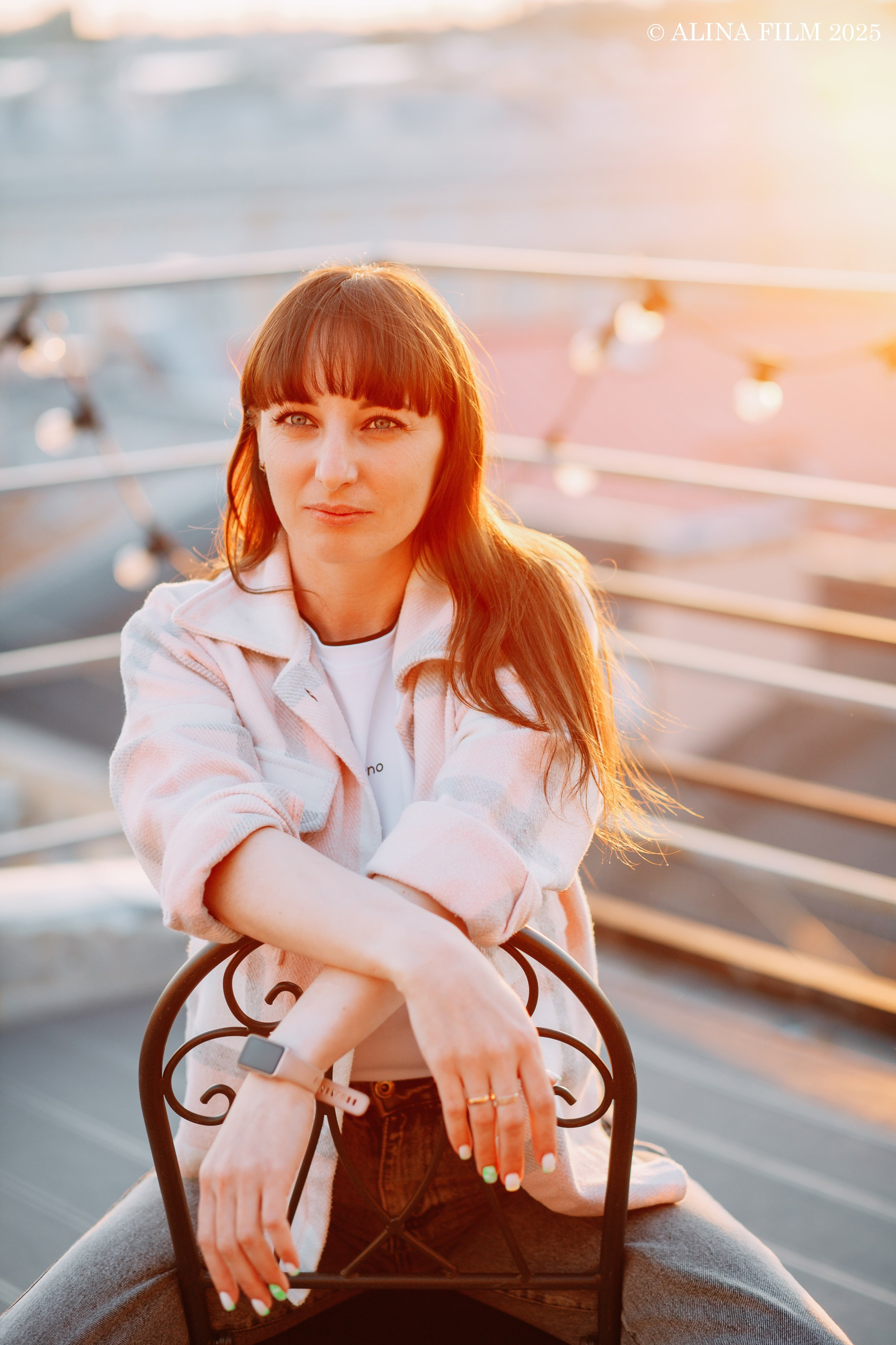 Получасовая фотосессия на крыше. Фотограф в Санкт-Петербурге Alina Film