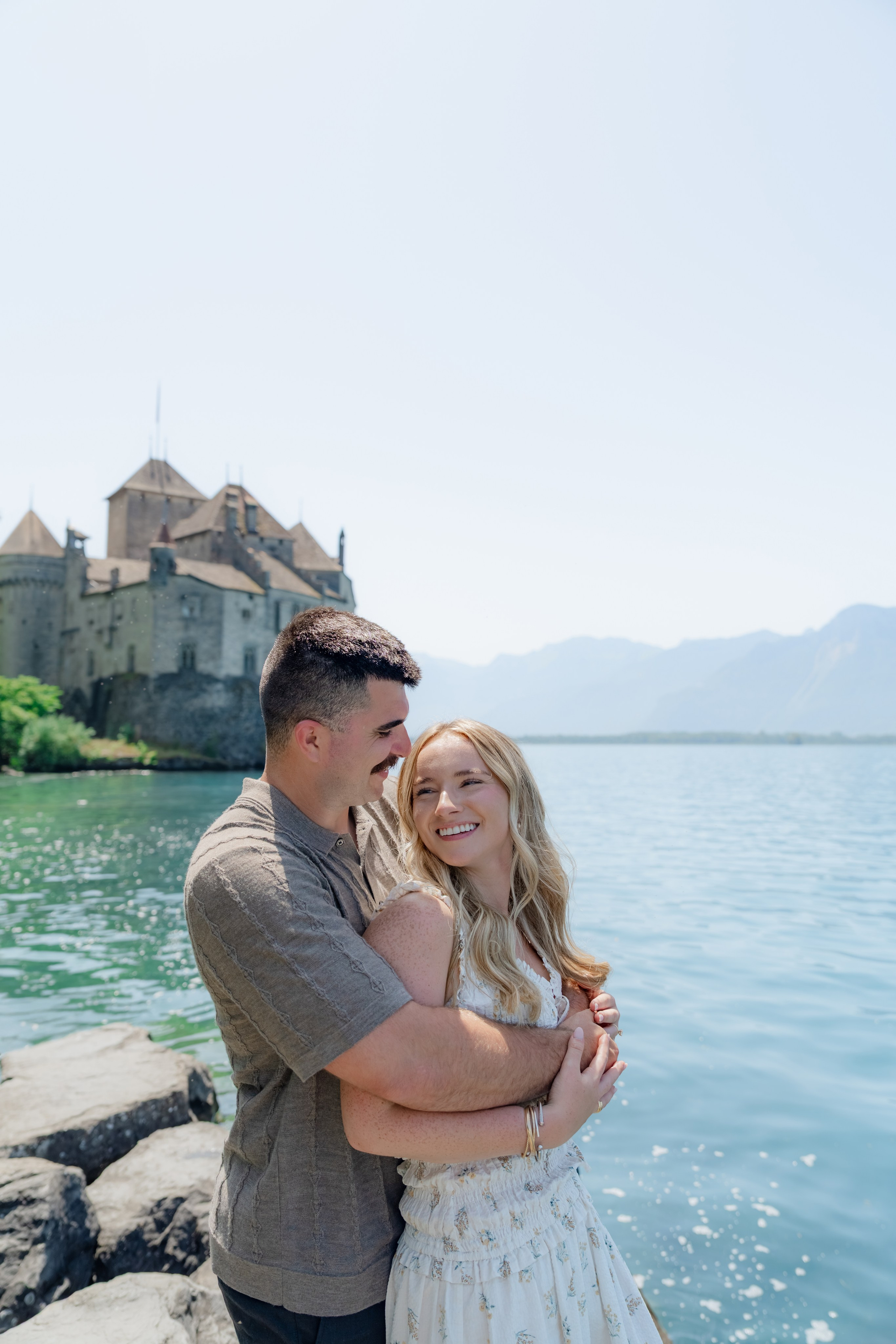 Brooklyn & Dakota | Proposal Montreux. Профессиональный свадебный фотограф в Женеве и Швейцарии | Таня Вовчецкая