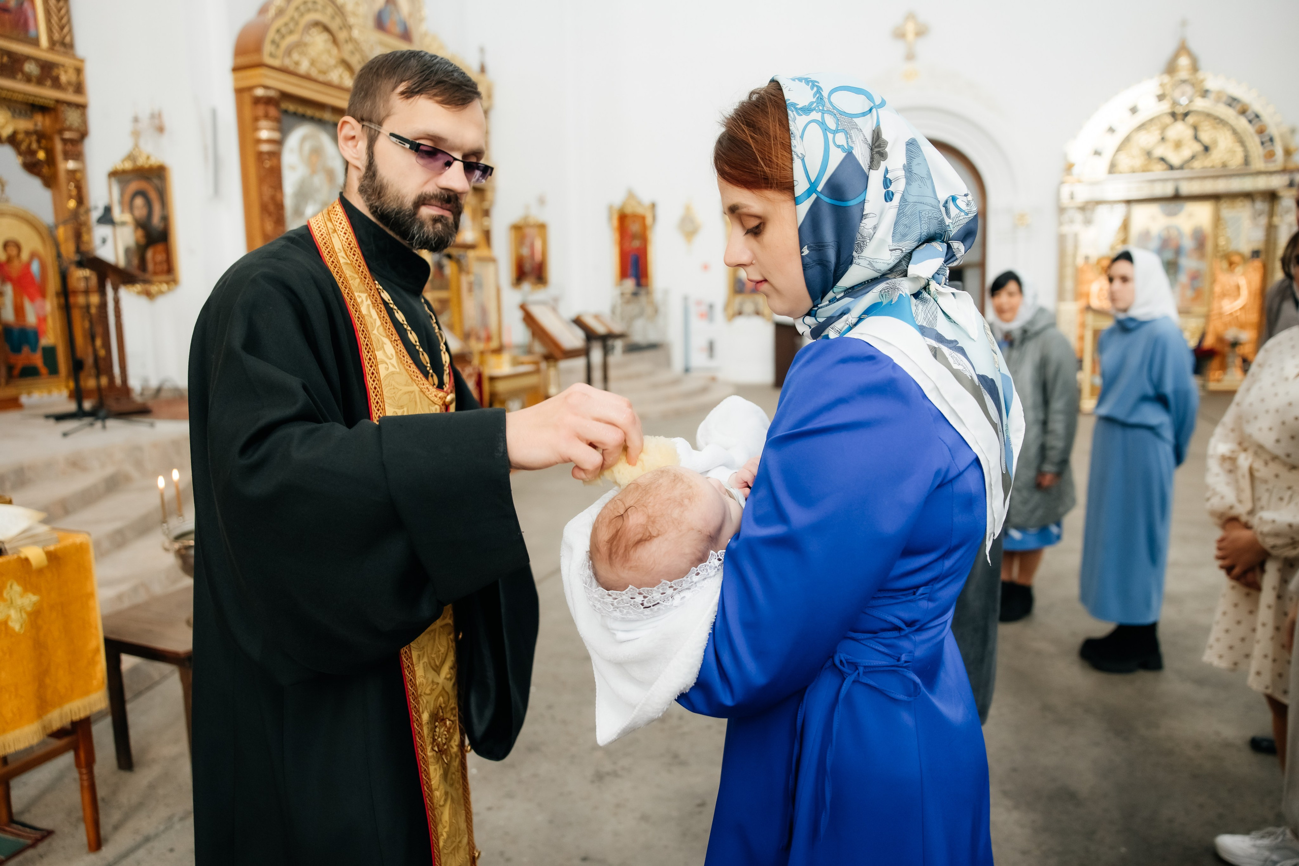 Крещение Мирославы. Храм иконы Божьей Матери «Всех скорбящих Радость». Фотограф ВИКА МЕДУЗА