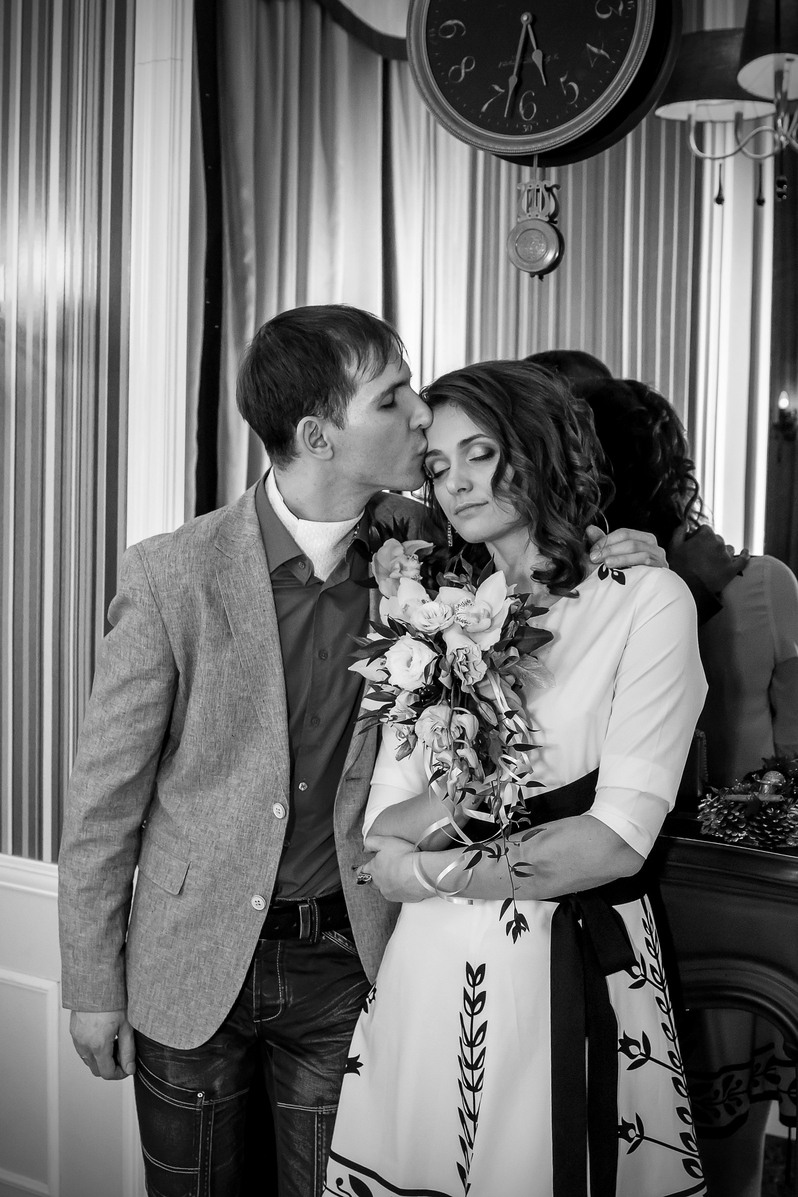 свадебная фотосессия, чб