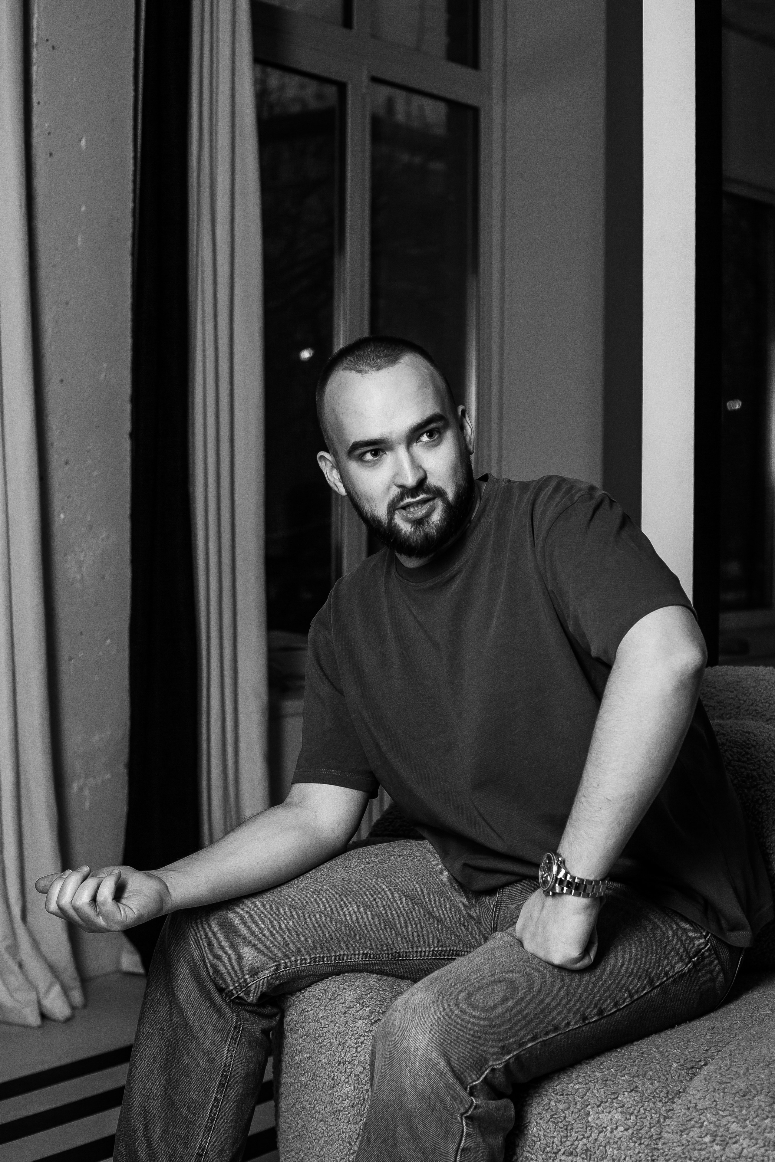 Мужской портрет в студии. Мультижанровый фотограф в Москве Наталия Степанова