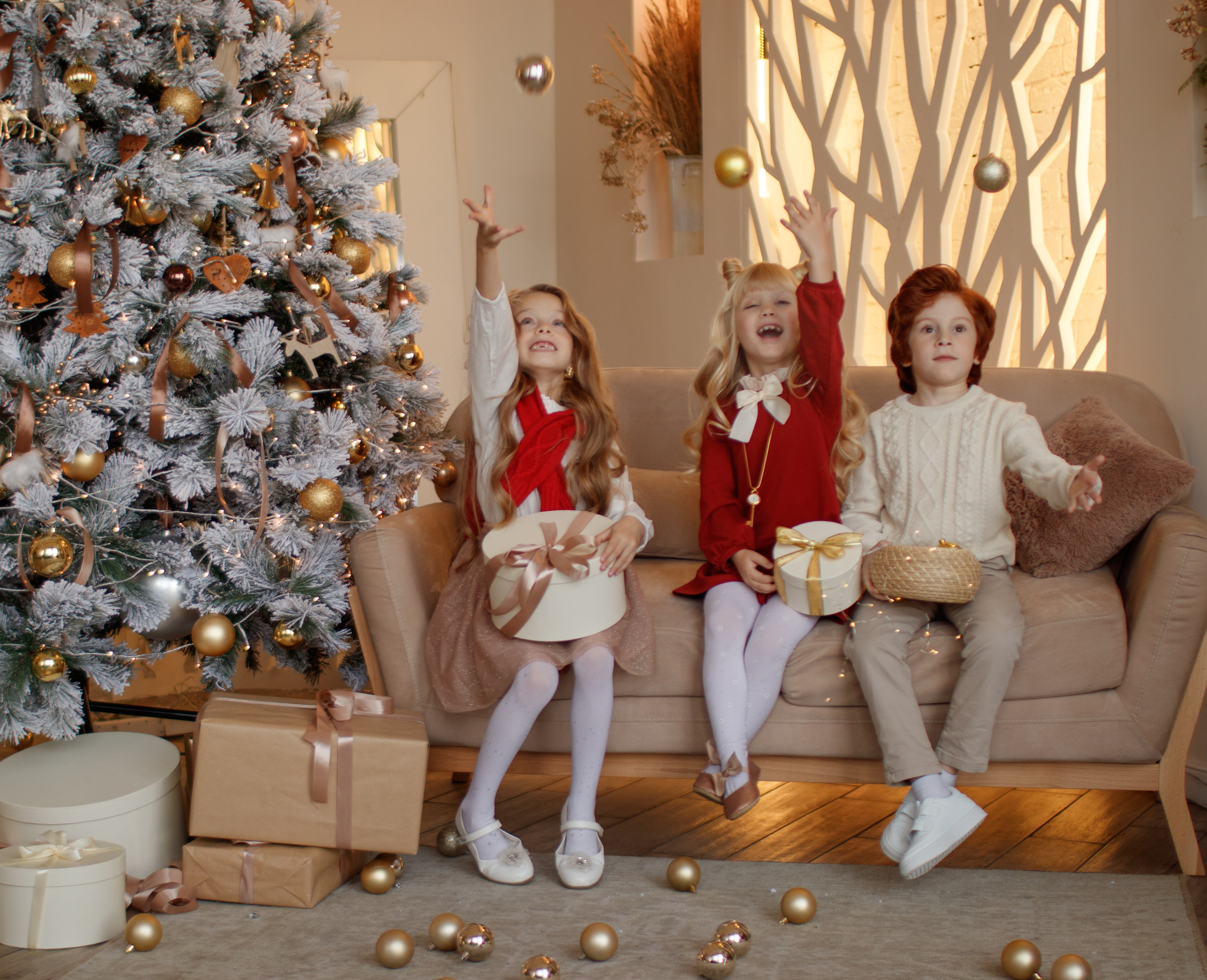 Новогодняя детская съёмка. Женский и семейный фотограф в Москве и Московской области Наталья Минт