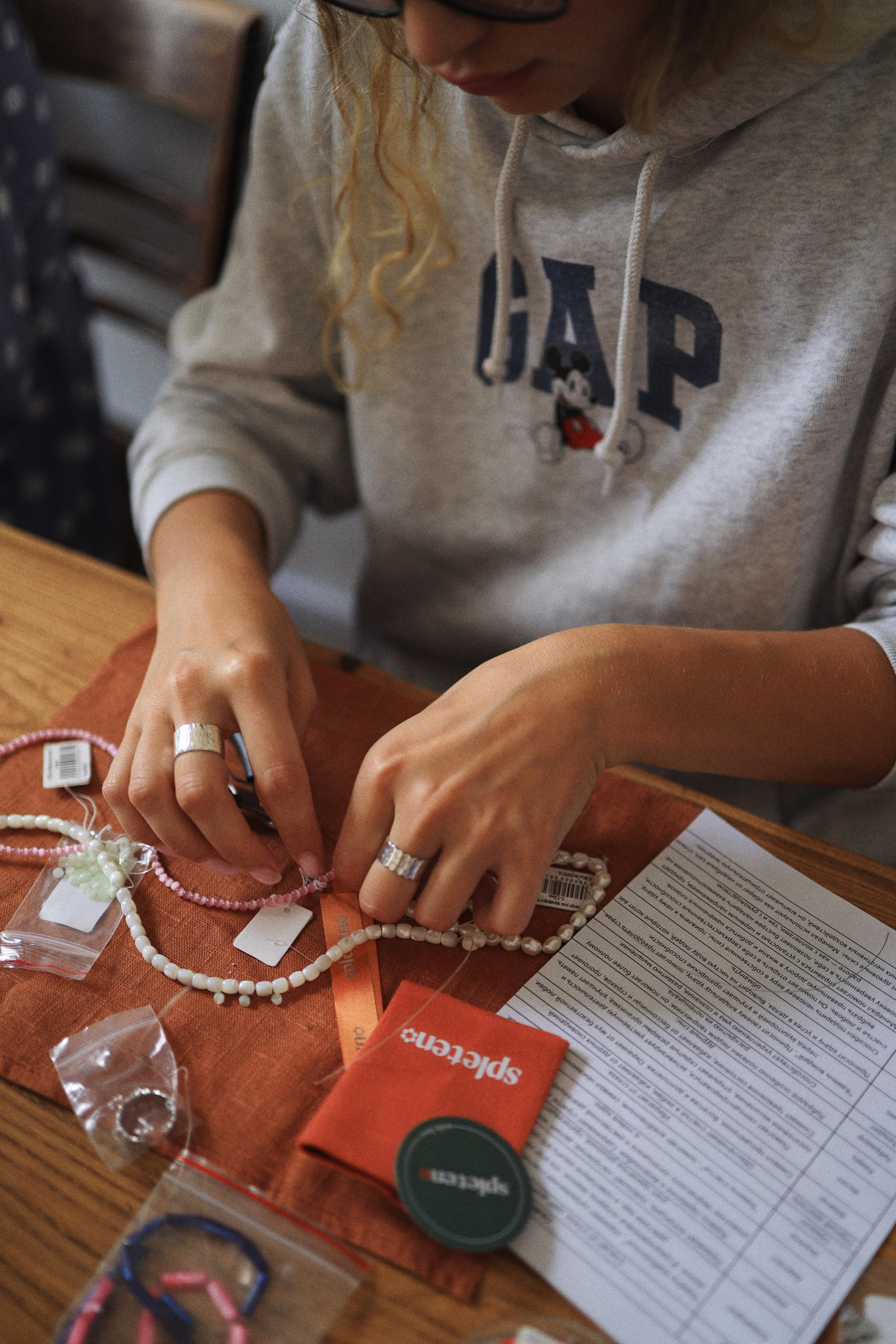 Jewelry workshop by Spleteno brand | 2023. POLINA MÔMOT