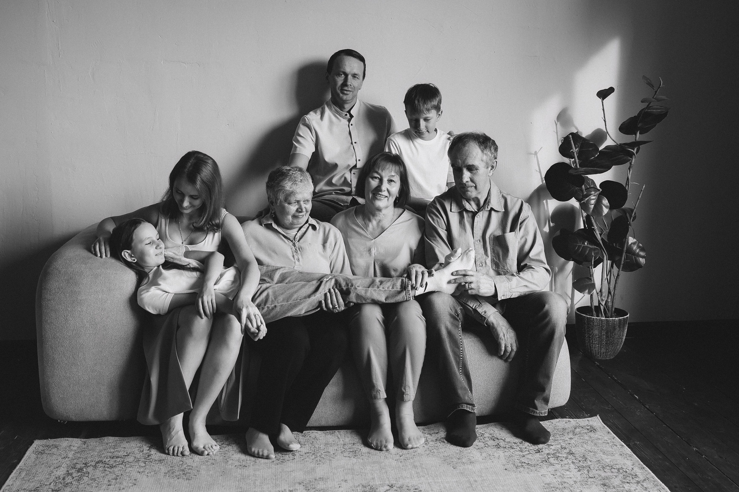 Вместе с бабушками и дедушкой. Фотограф Владимир Москва