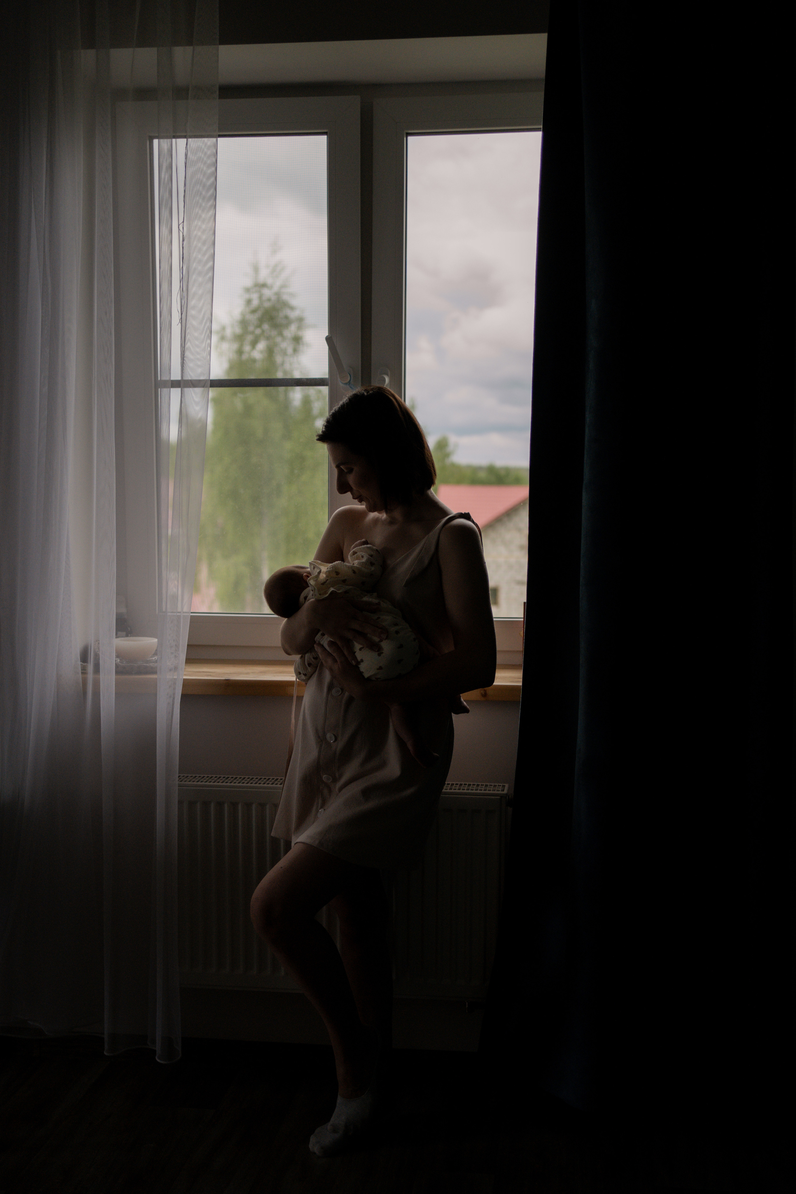 Даша, Никита и Ева. Фотограф грудного вскармливания в Москве Екатерина