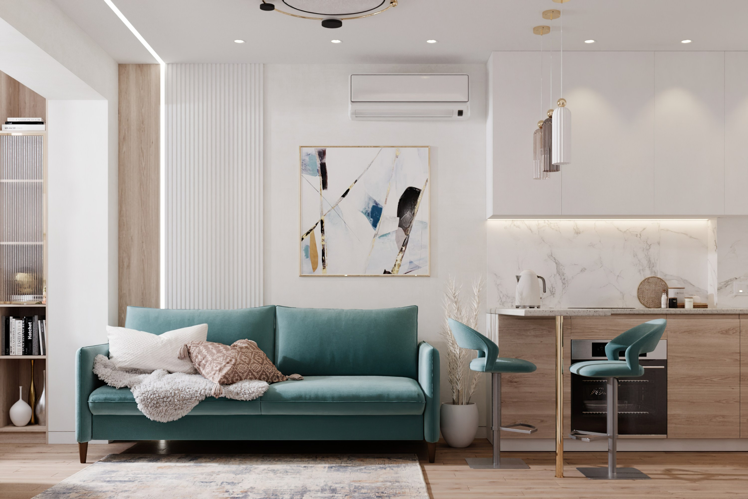 Визуализация квартиры 50 m². Заказать 3d визуализацию интерьеров — Дарья Веденёва