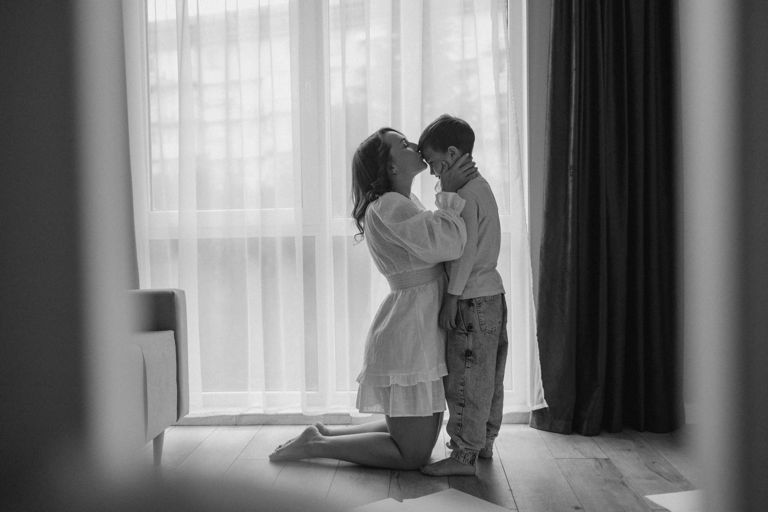 Семейное утро в объятиях. Семейный и женский фотограф в Москве Коновалова Олеся