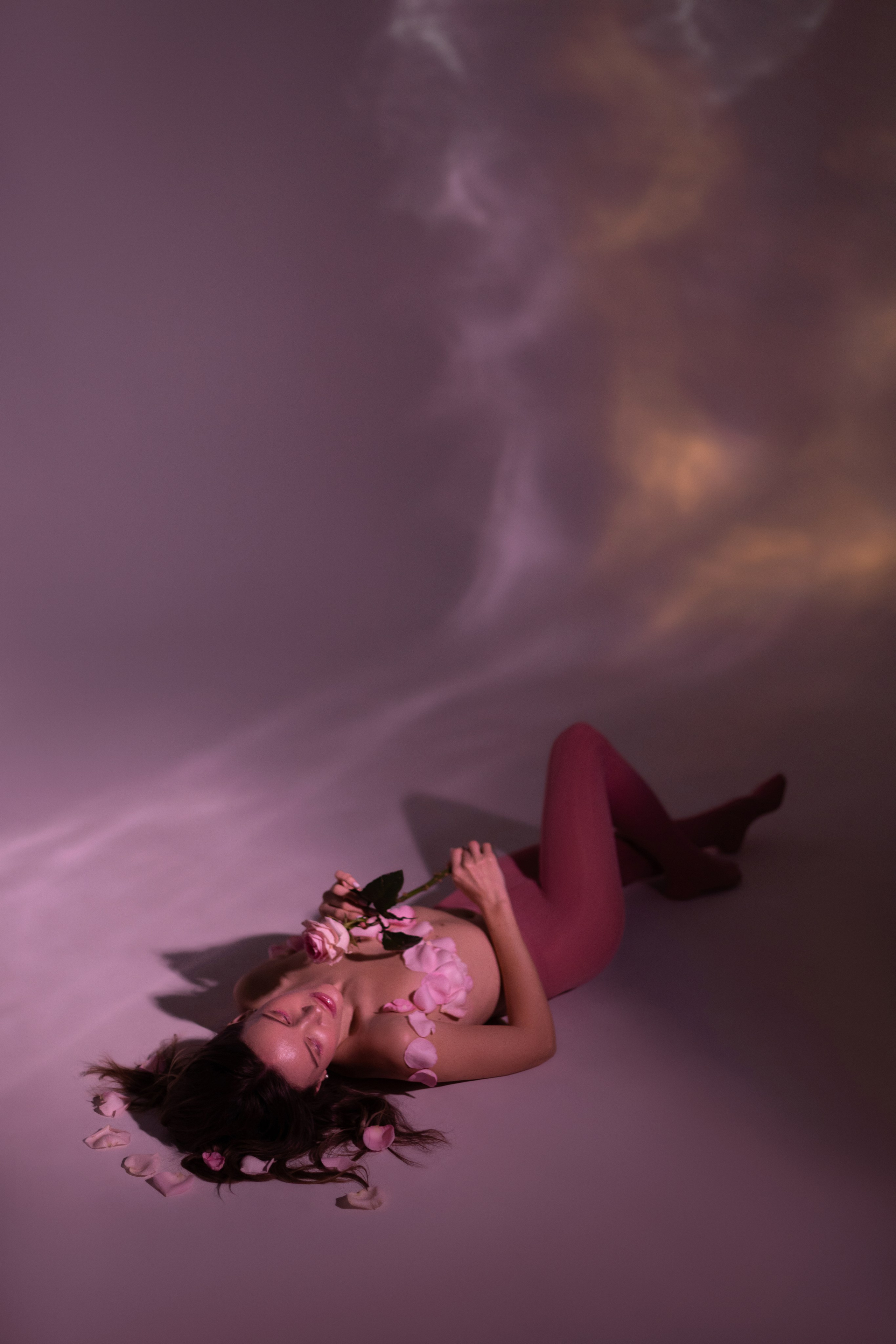Рита «Pink flower». Фотограф Мария Щеголькова. Чувственный женский портрет