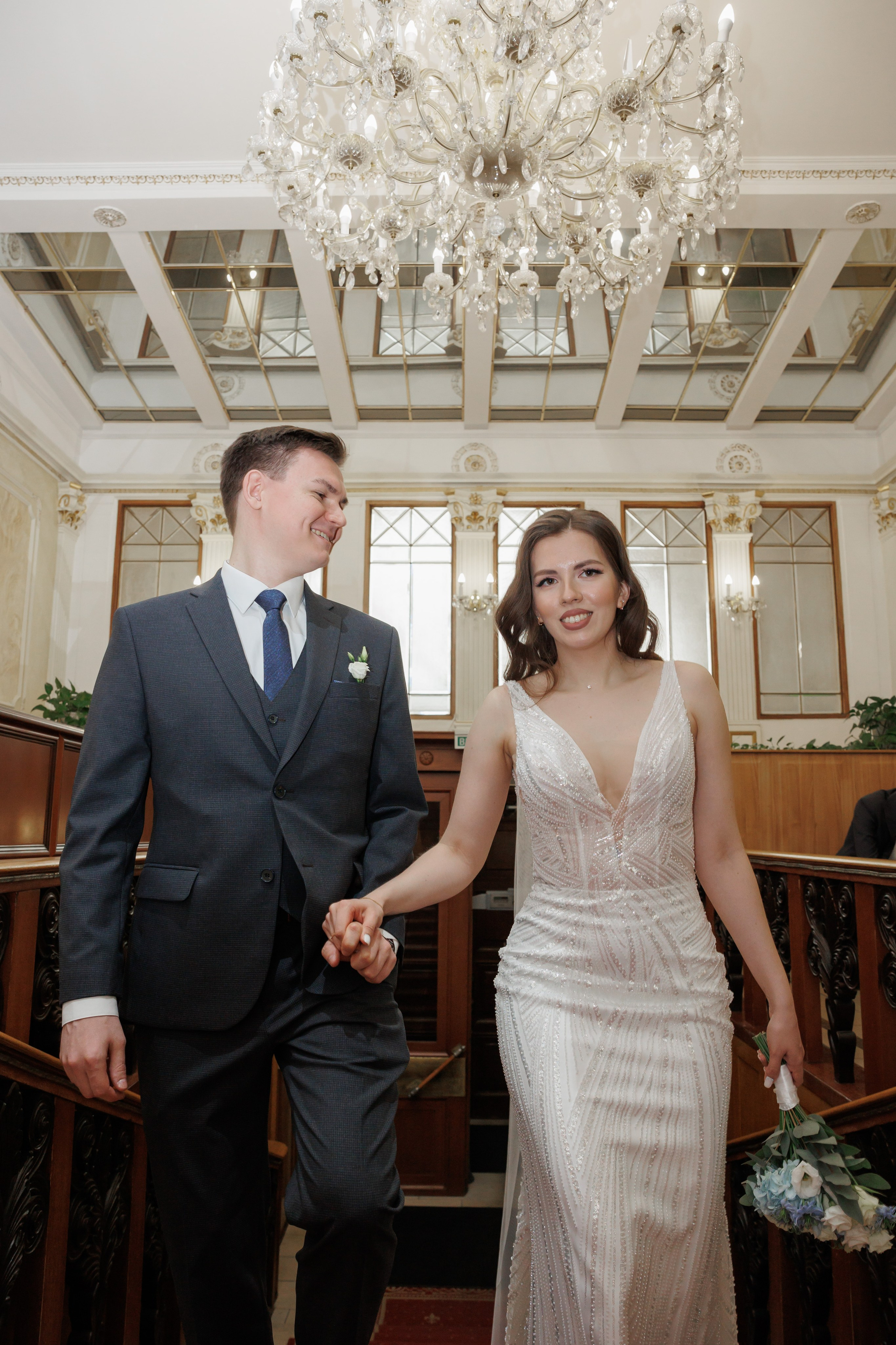 Даша и Дима, Грибоедовский ЗАГС. Свадебный и репортажный фотограф (Москва, Королев и другие)