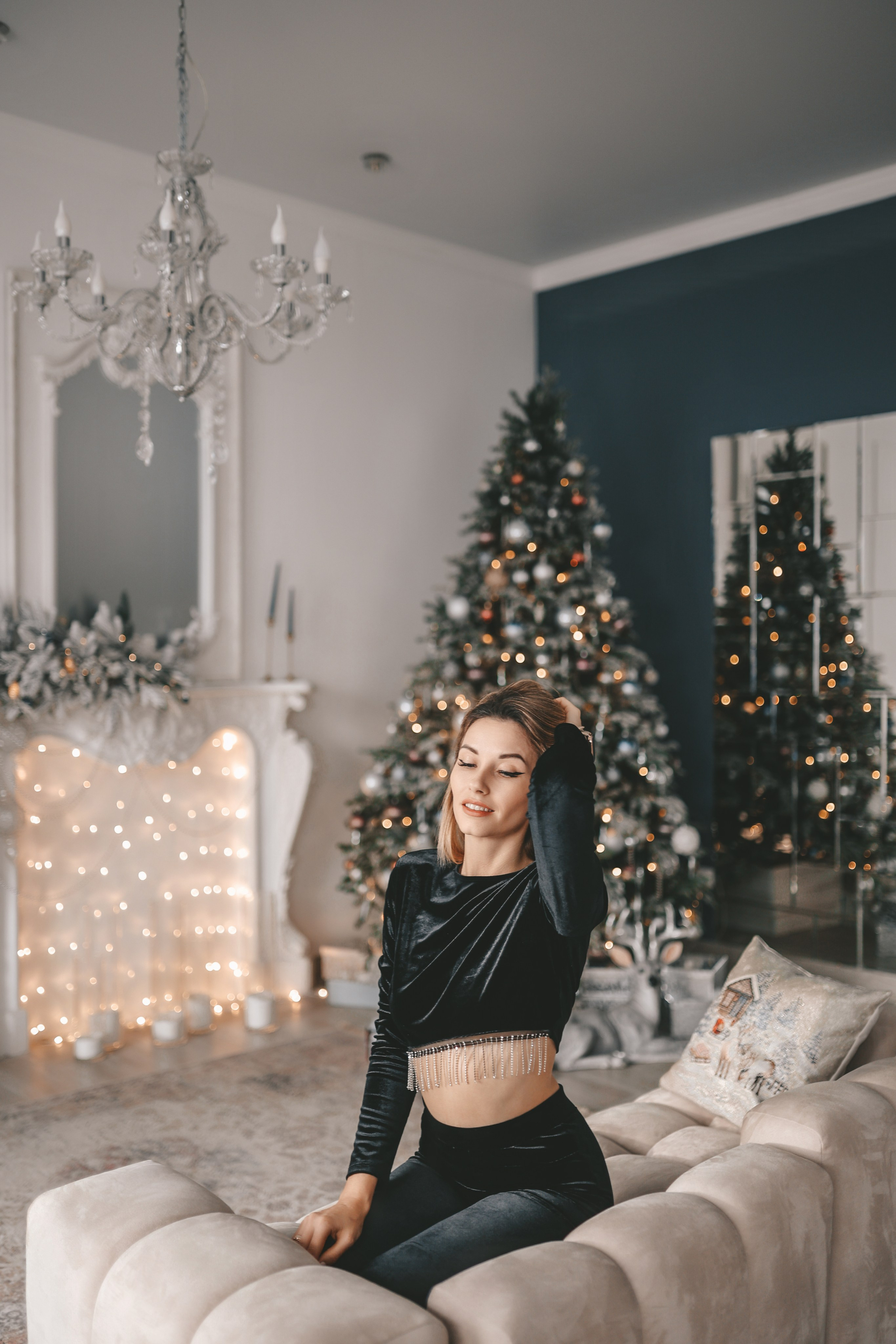 Счастье у ёлки. Мария Добычина — профессиональный фотограф Крыма, Ялты и Севастополя