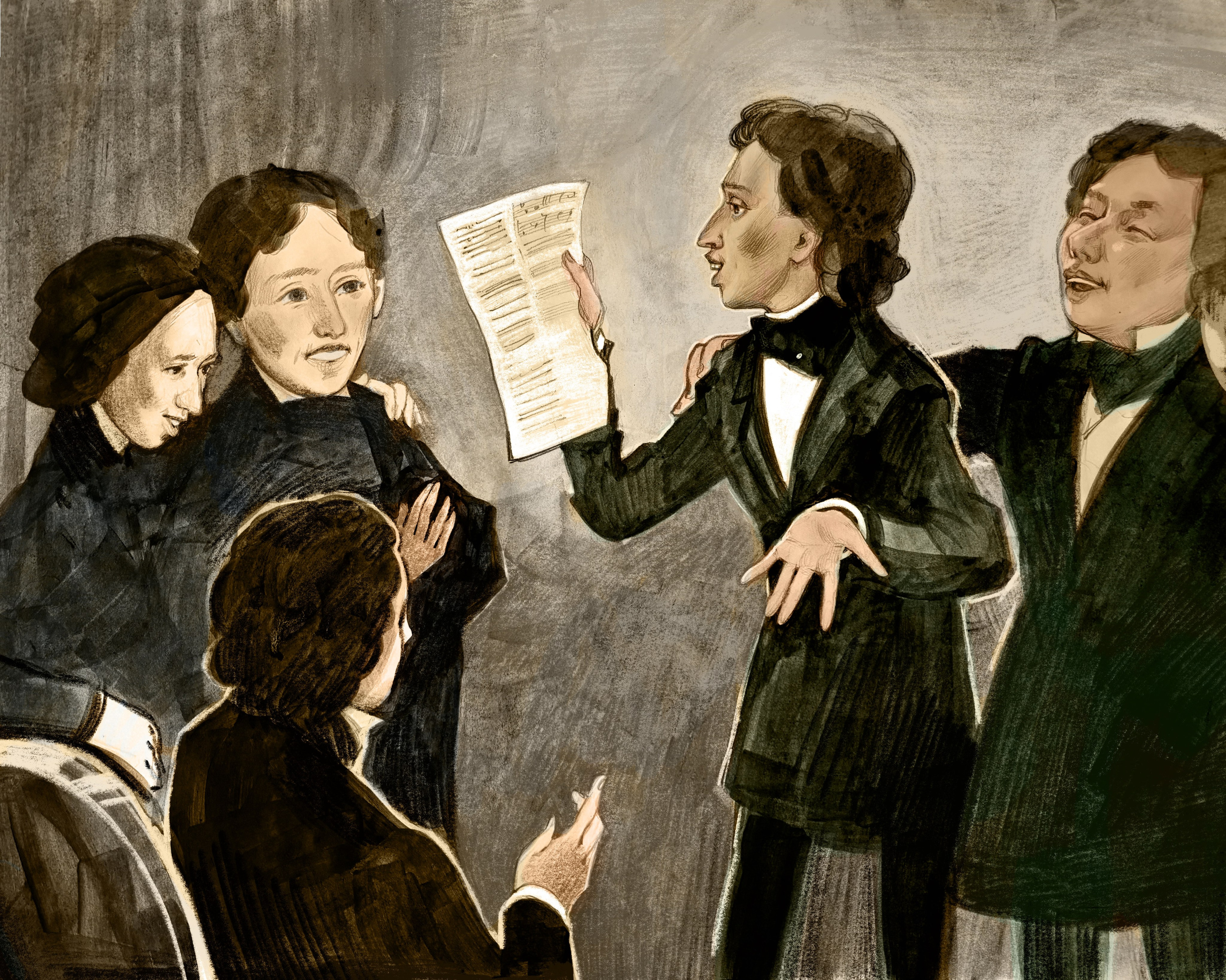 Шопен. Художник Анна Хопта