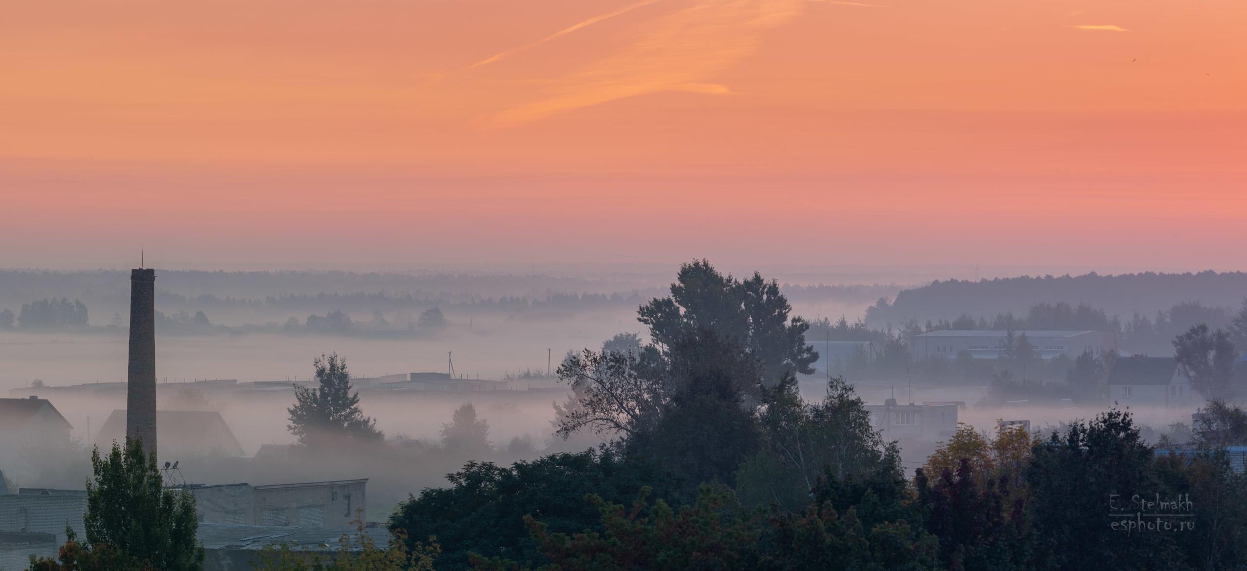 рассветный туман