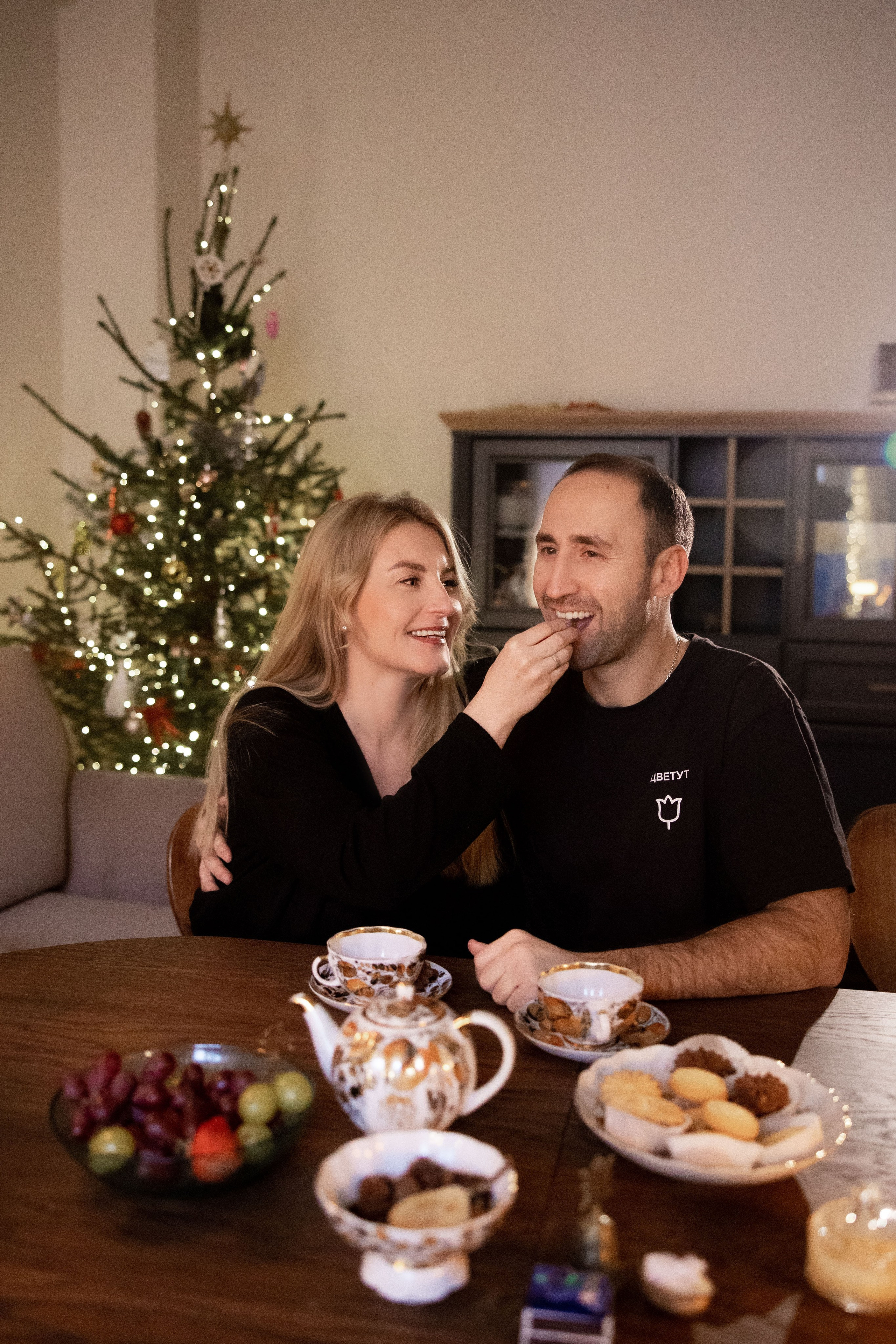 Домашняя новогодняя для Юлии. Семейный фотограф в Москве