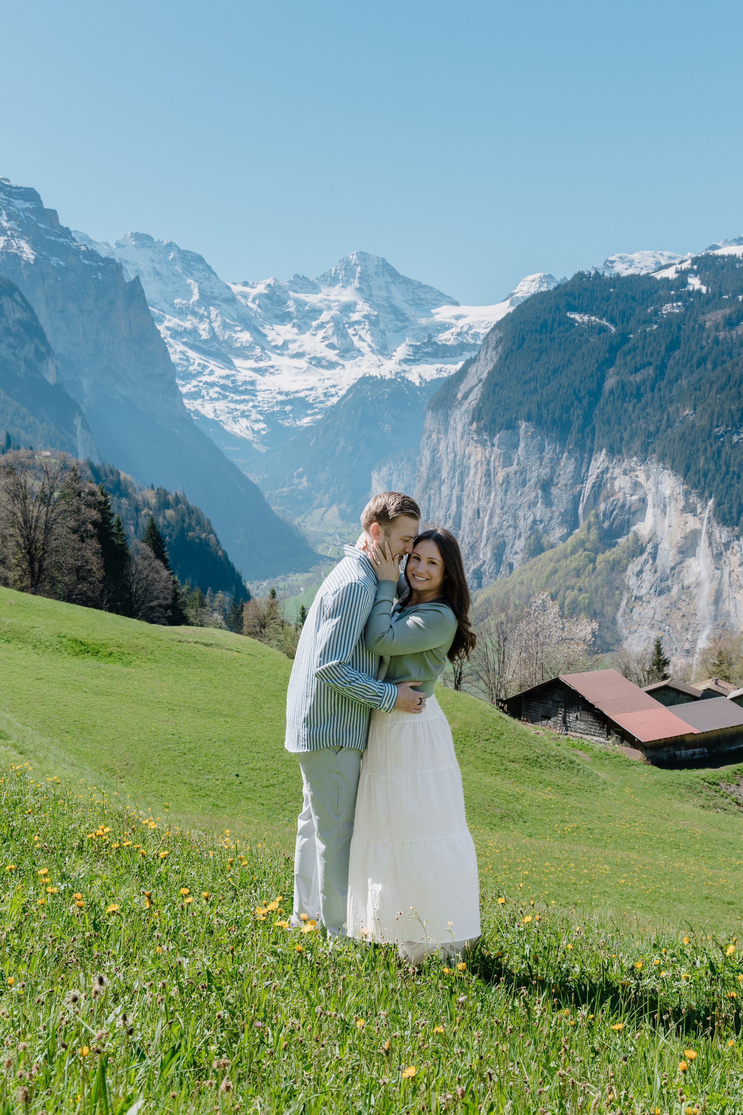 Wyatt & Abby (Wengen). Photographer in Interlaken area