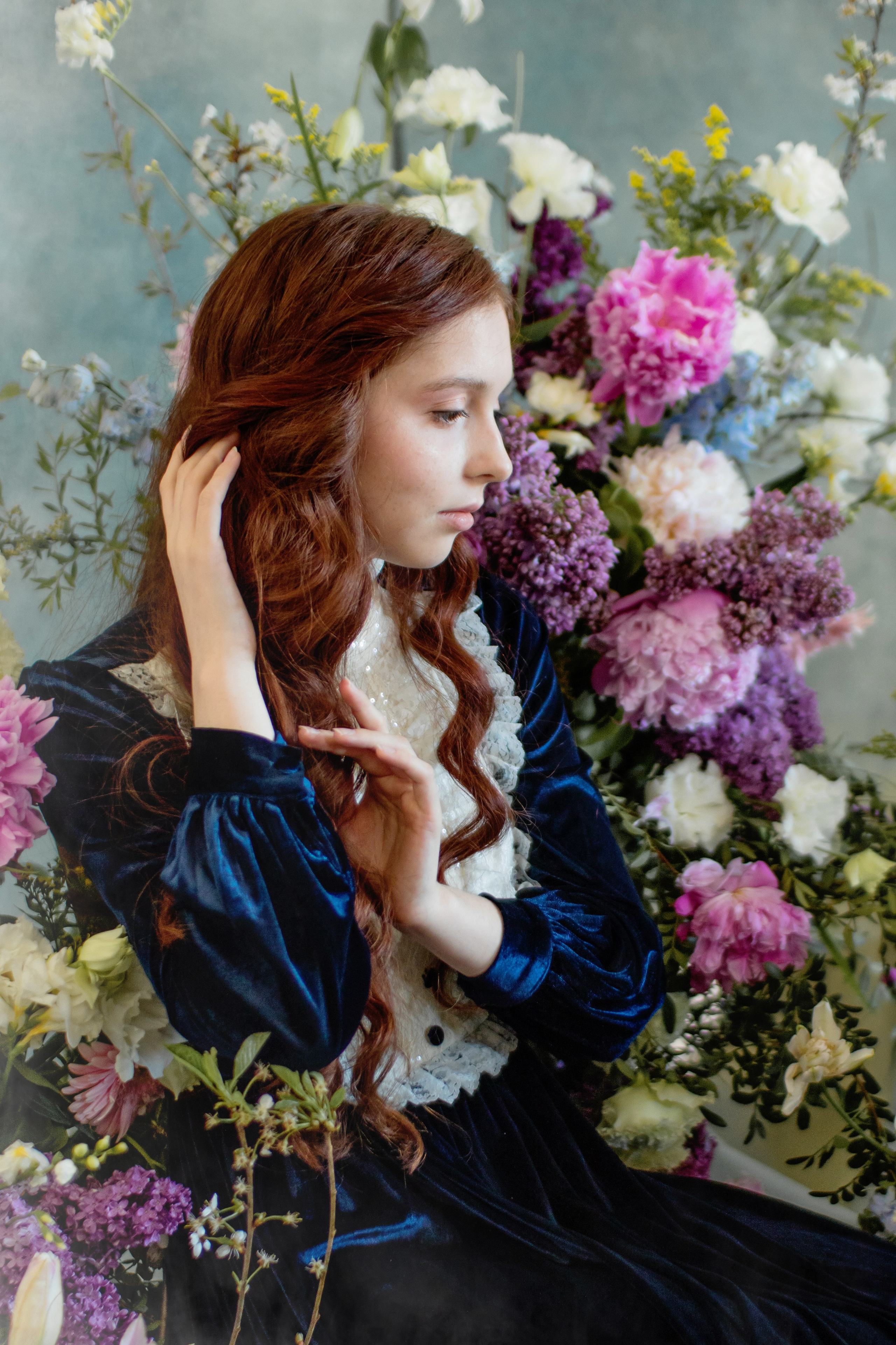 Девушка в цветах