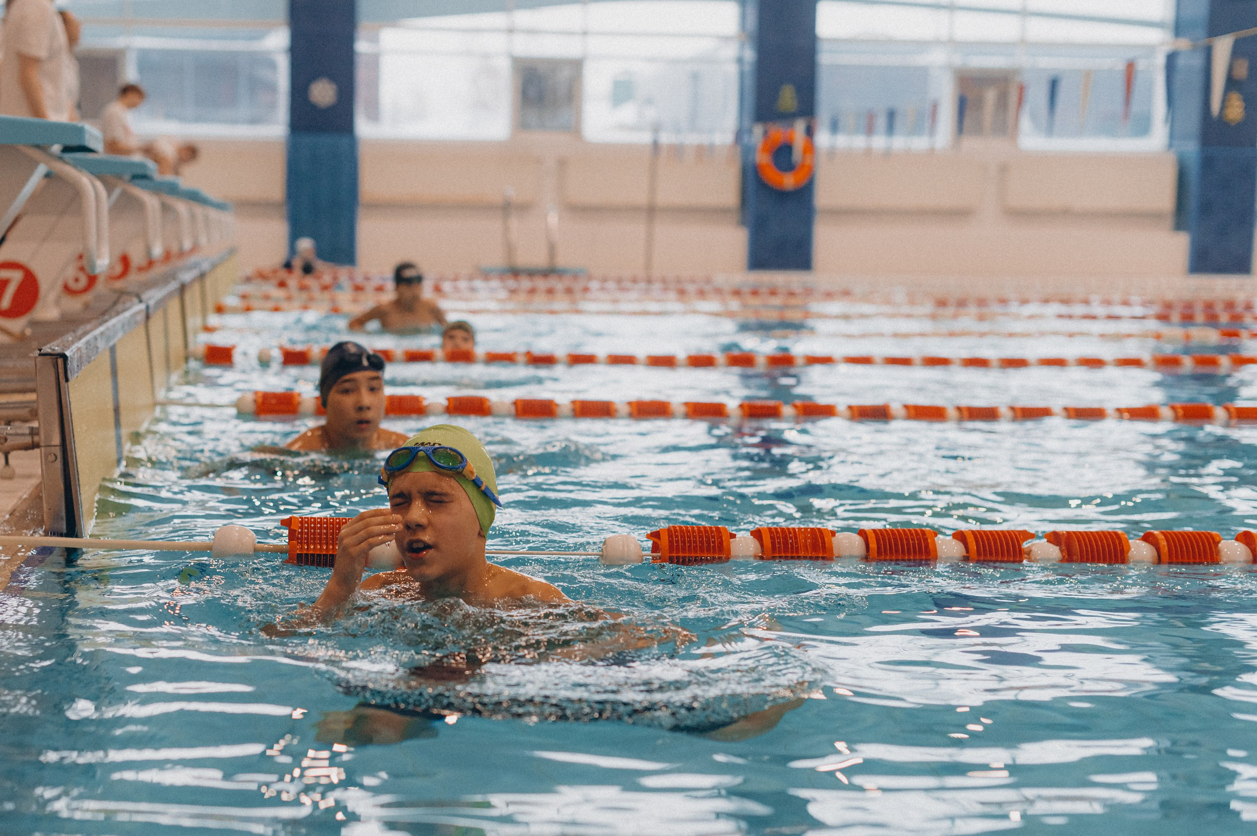 «Новогодние заплывы» в СОЦ «Зодчий». Фотограф Дмитрий Пименов