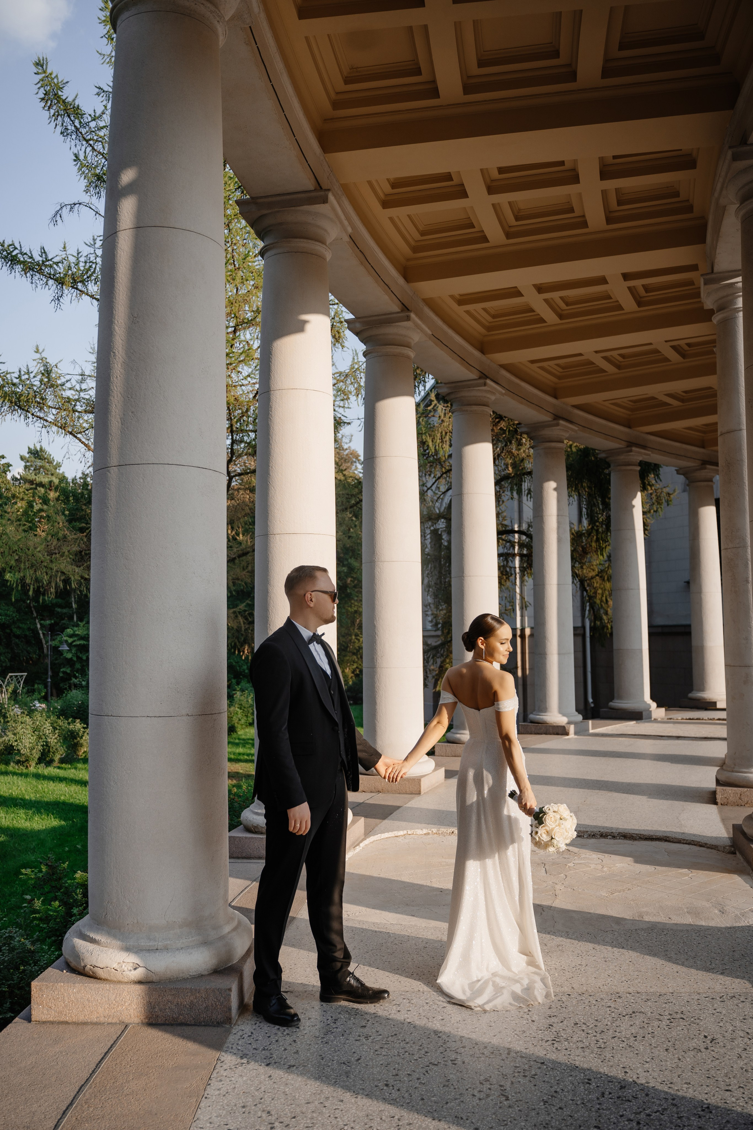 Лучшие свадебные фото в усадьбе Архангельское