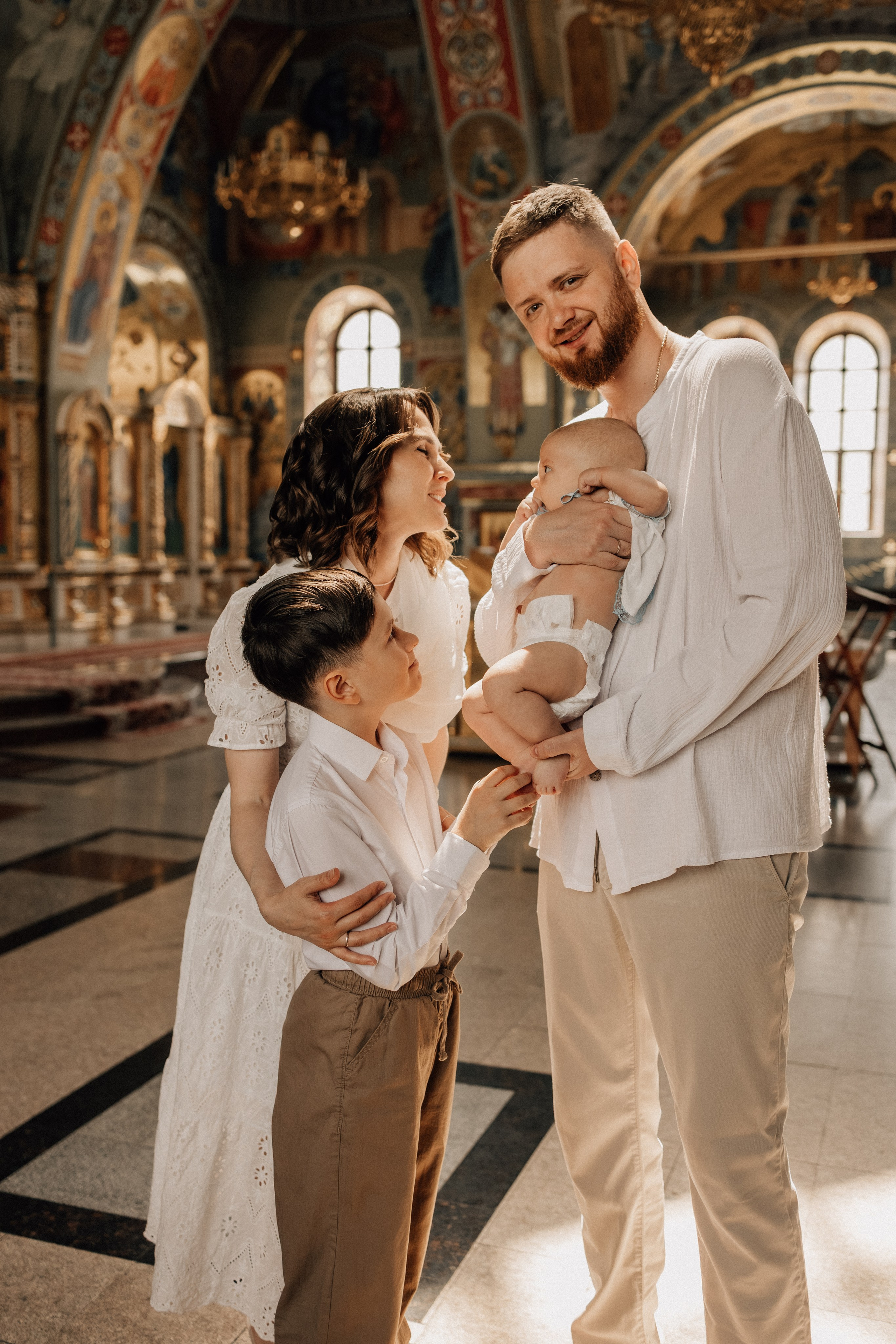 Съемка крещения в Воронеже, фотосессия крещения