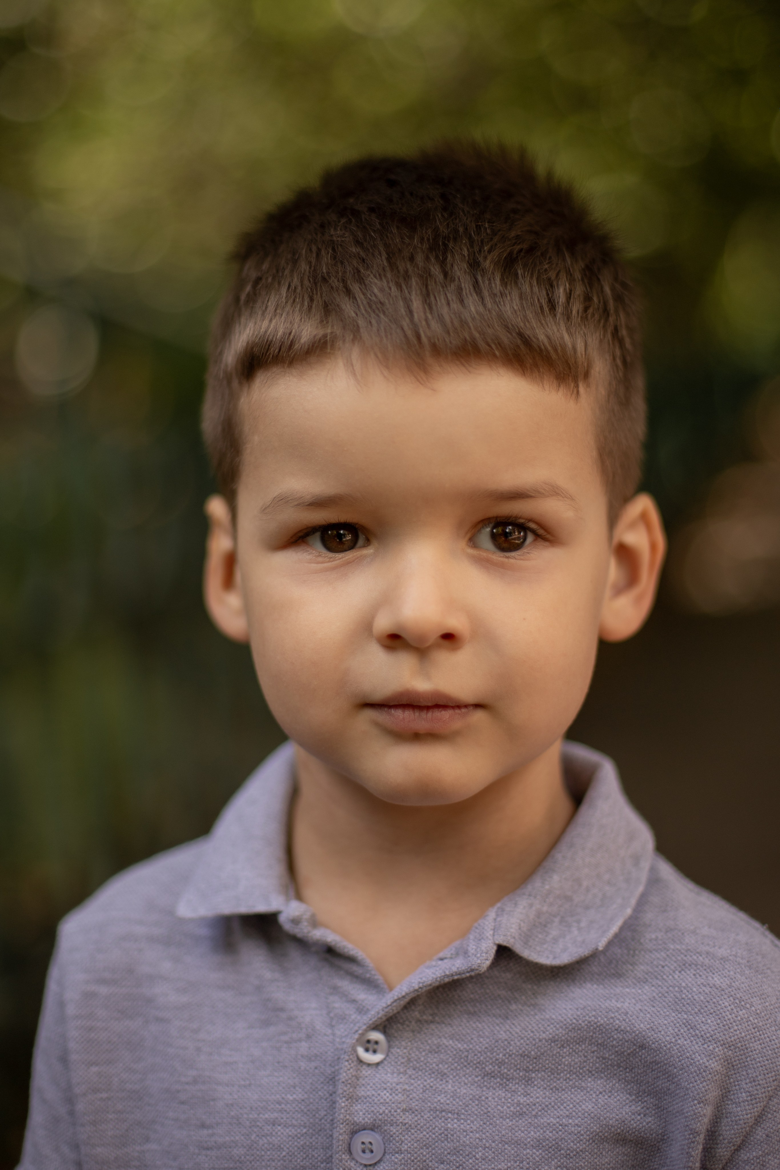 детский портрет, портрет мальчика четырех лет