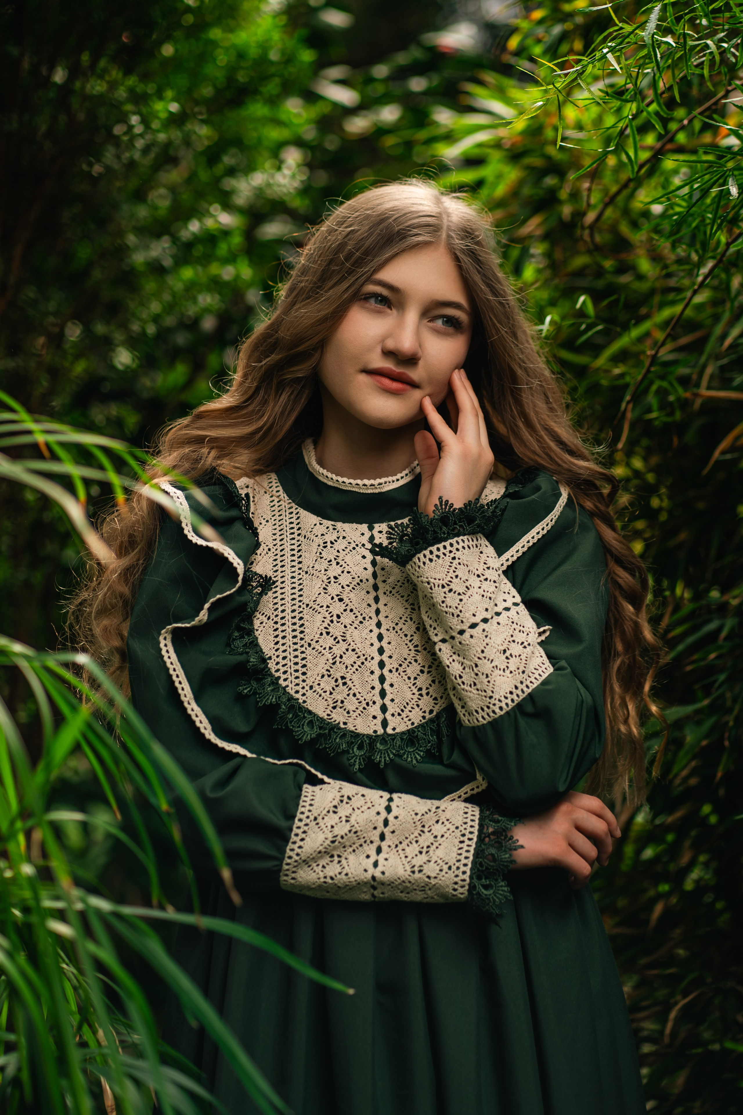 Девушка в цветочной оранжерее. Фотограф Мария N Екатеринбург