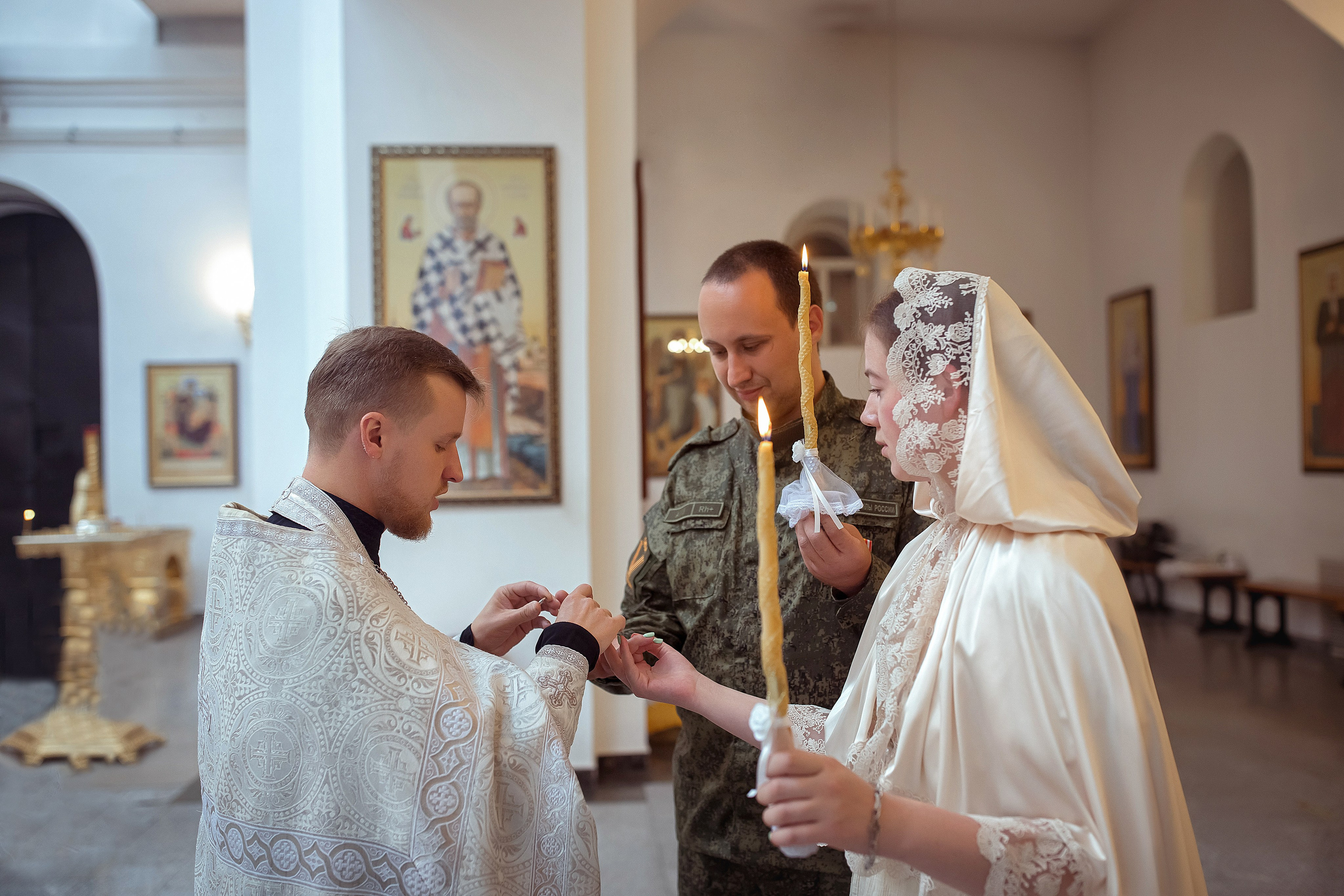 Анастасия и Константин Храм Всех Святых. Фотограф на крещение и венчание