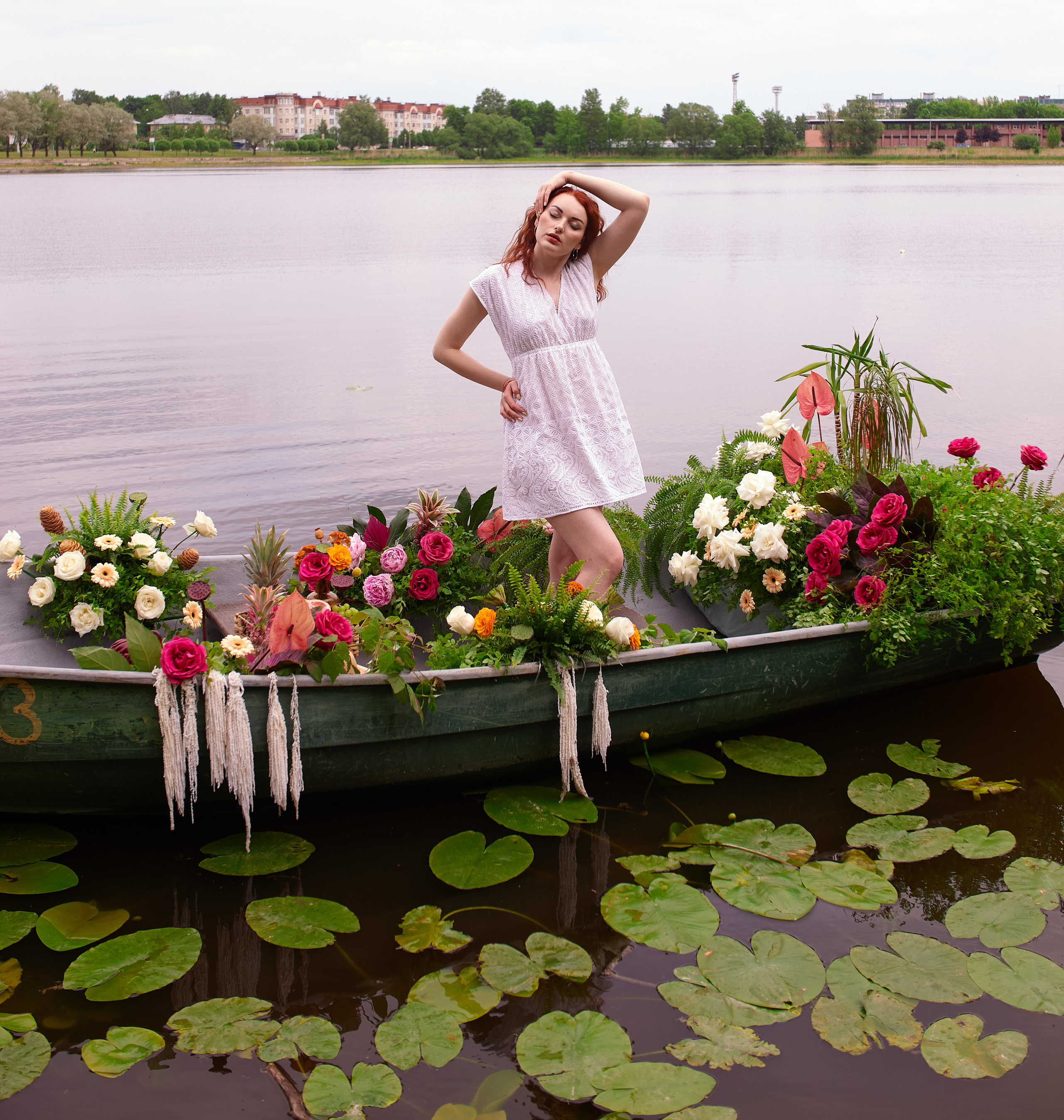 '' Лодка в цветах''. Семейный и женский фотограф в Санкт-Петербурге Анастасия Стати
