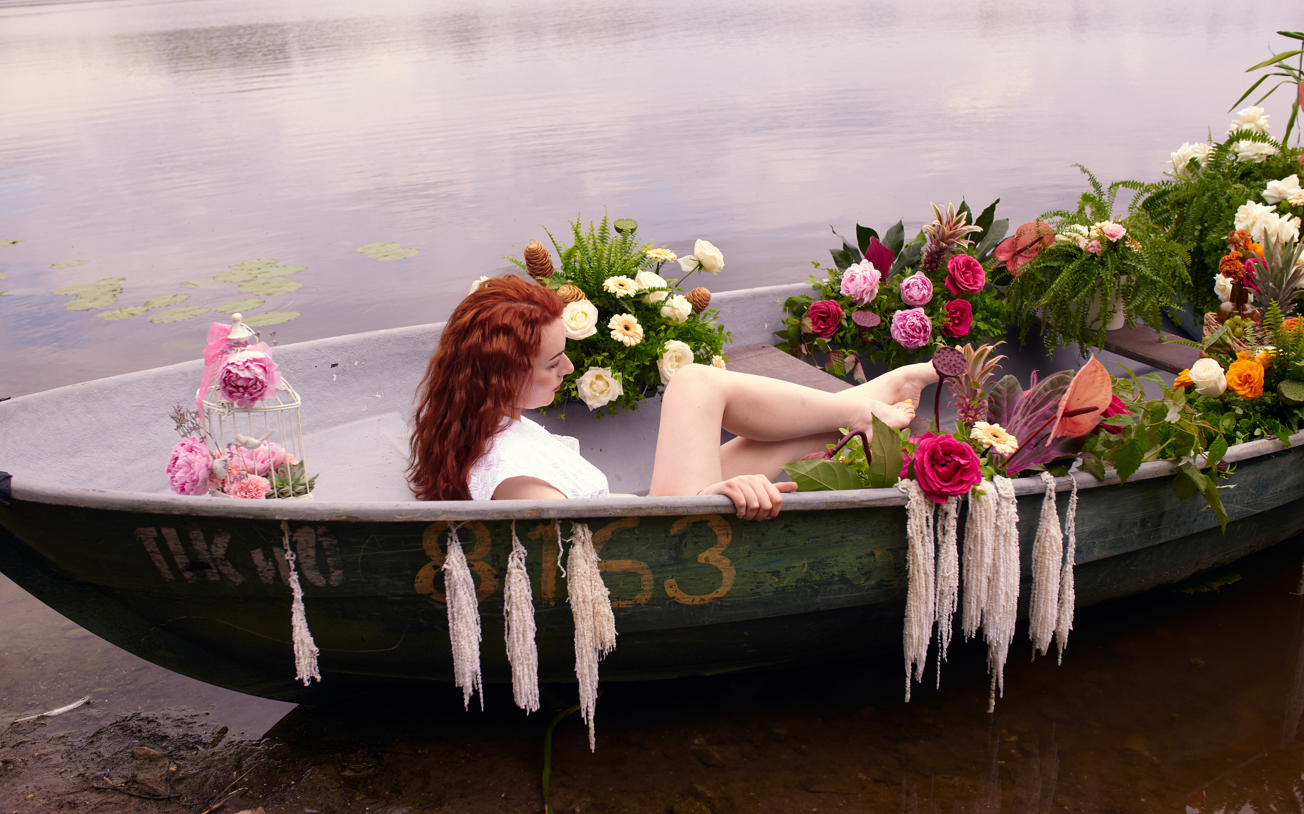 '' Лодка в цветах''. Семейный и женский фотограф в Санкт-Петербурге Анастасия Стати