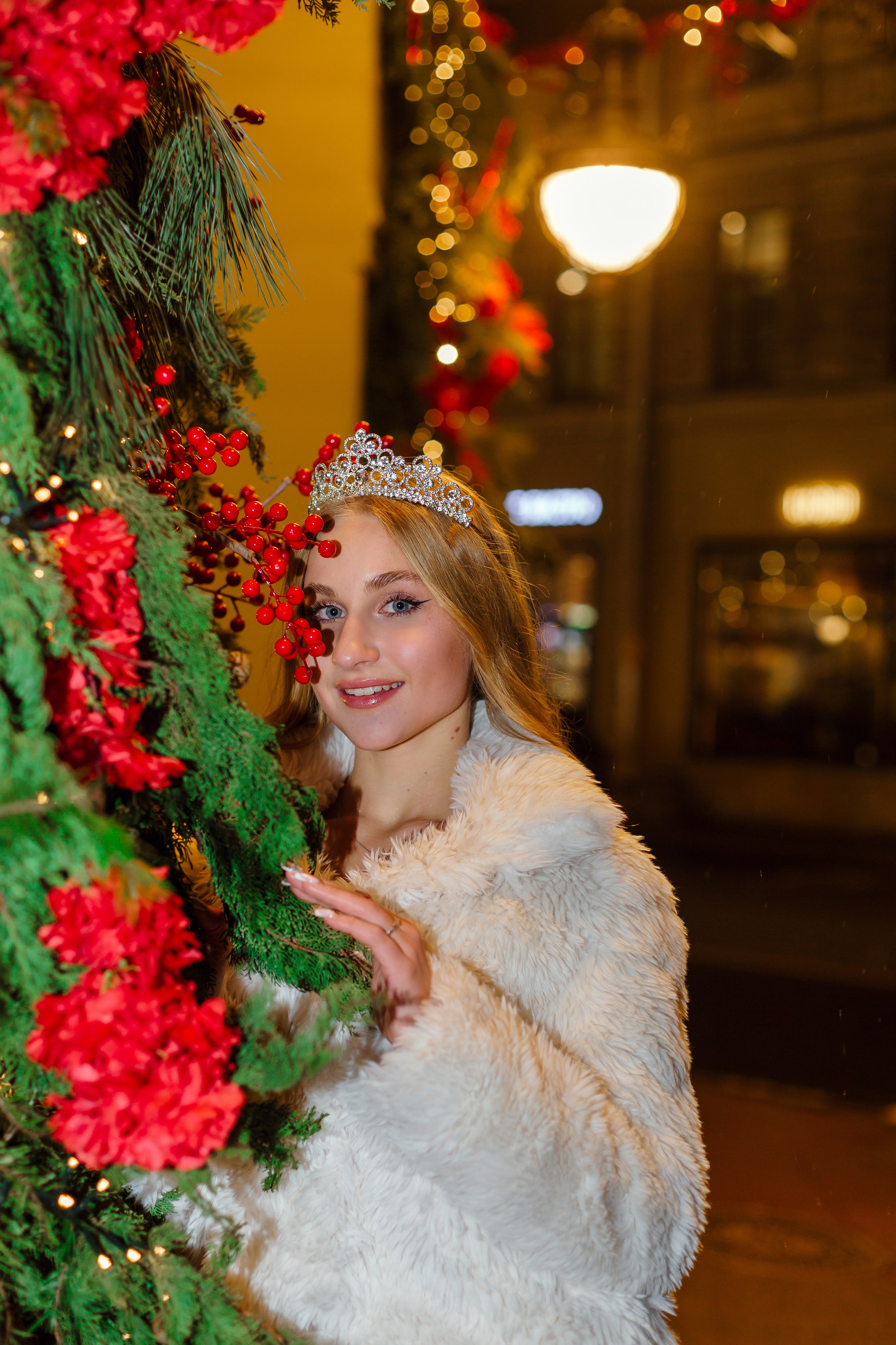 Прогулка по Новогоднему ночному Санкт- Петербургу. Свадебный и семейный фотограф Спб Бошман Ирина