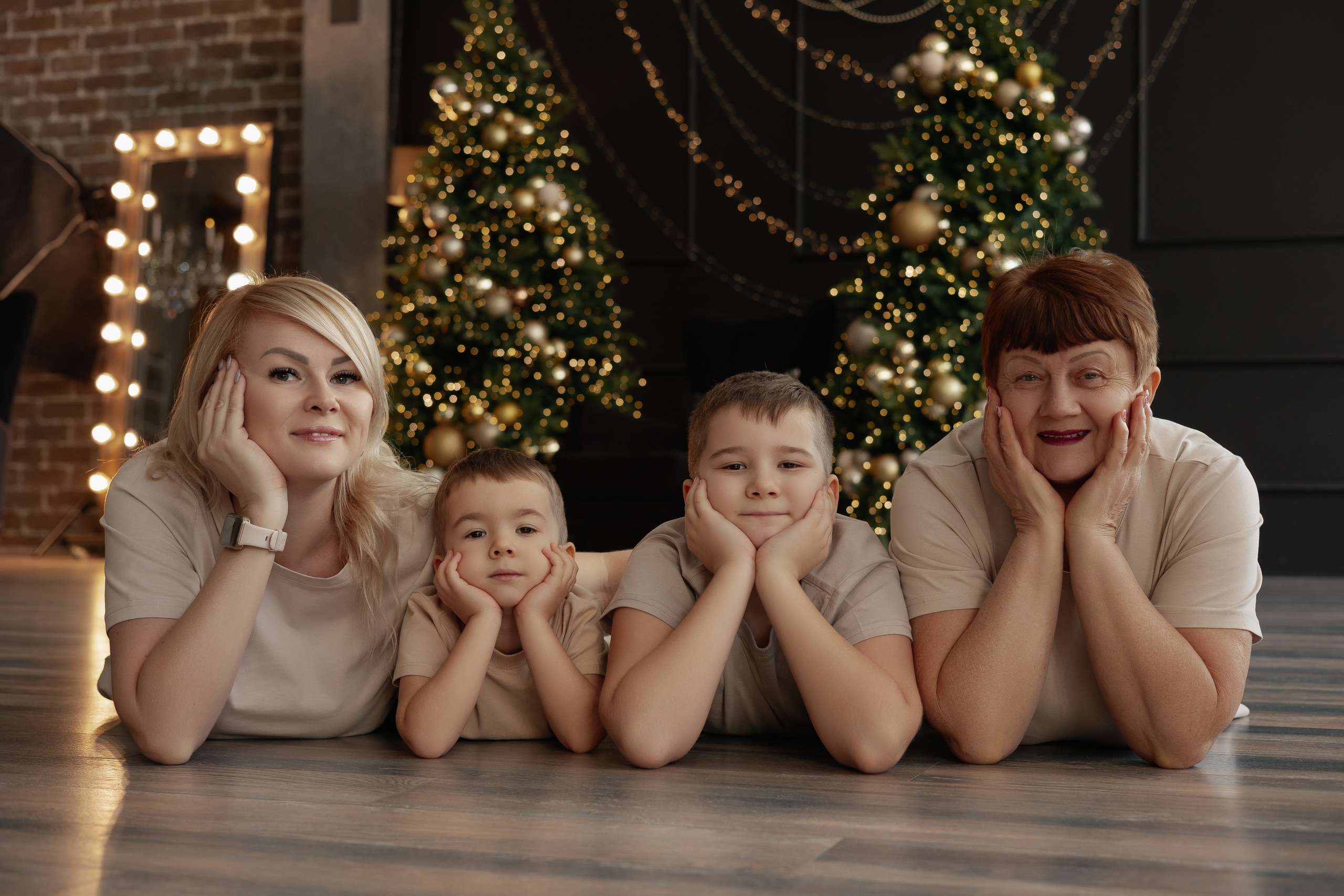 Семейная новогодняя фотосессия. Фотограф Волгоград | Боганова Екатерина
