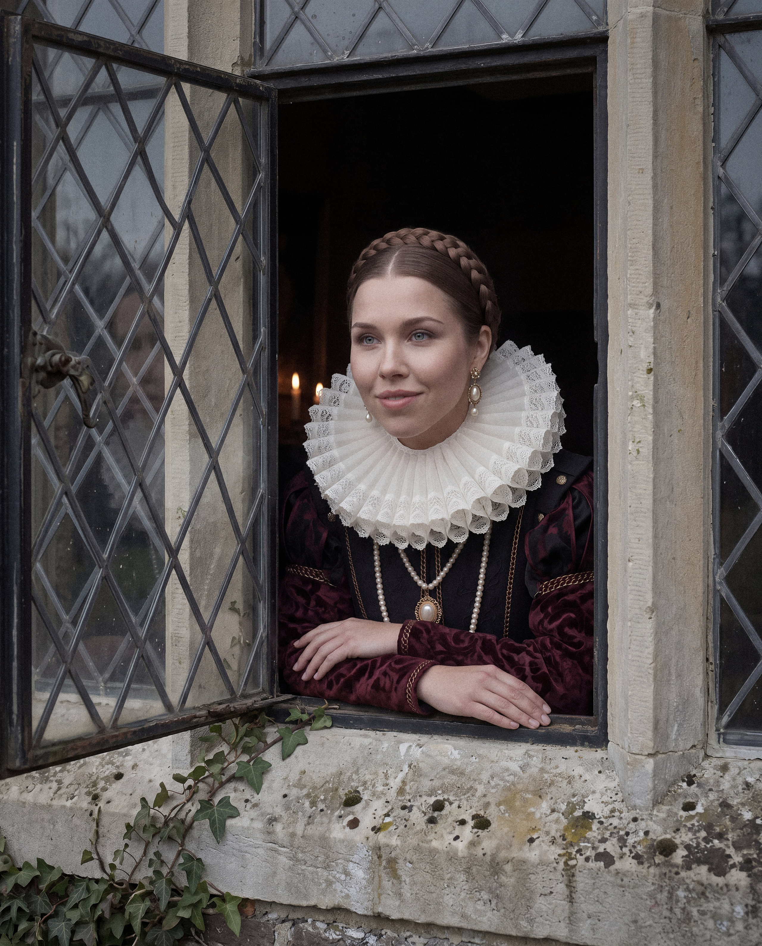 Аристократический женский портрет — художественная фотосессия в стиле Возрождения, Санкт-Петербург. Сергей Горшенин, фотограф в Санкт-Петербурге