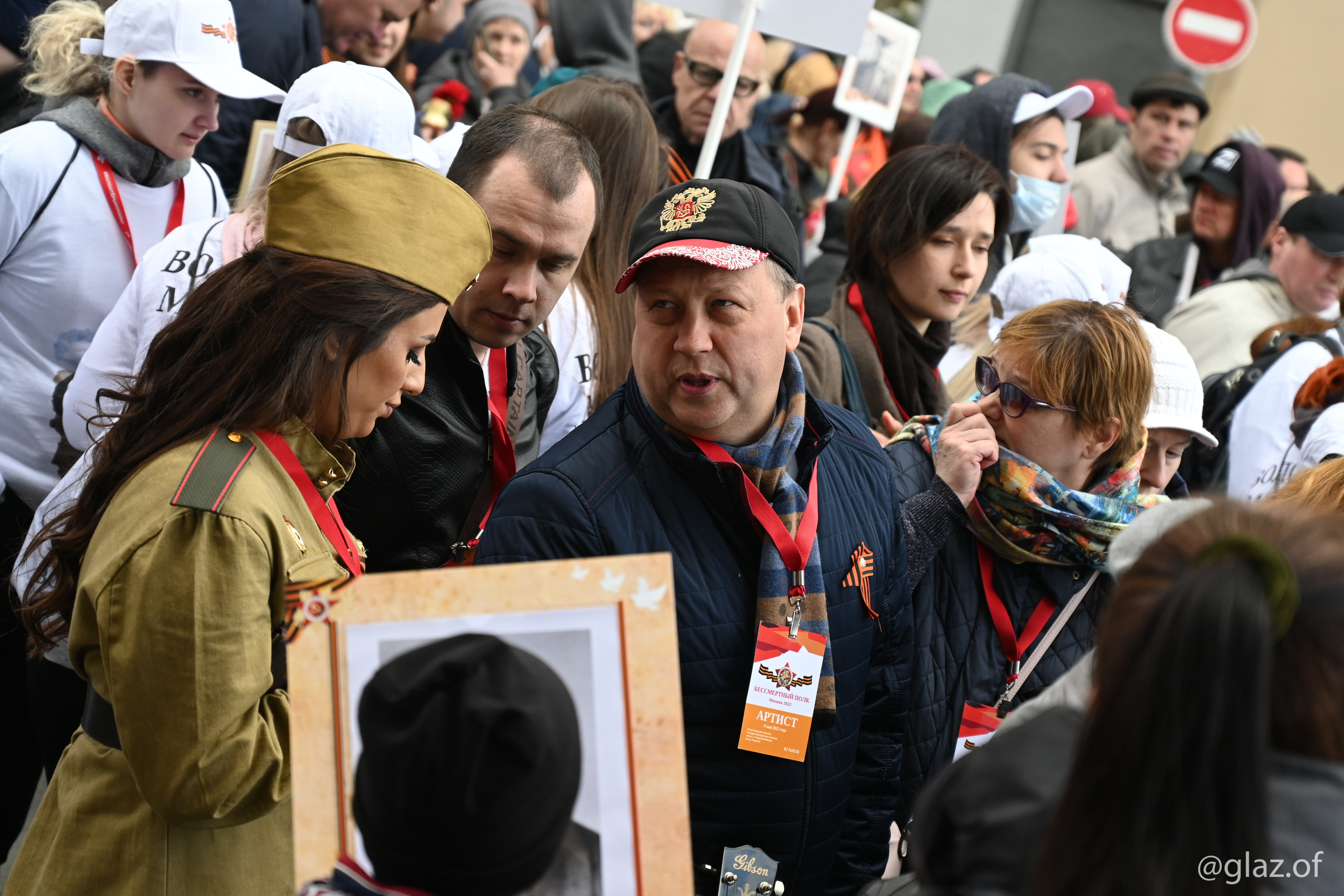 Бессмертный полк. 9-е мая 2022 года. Фотограф Москва Александр Глазов